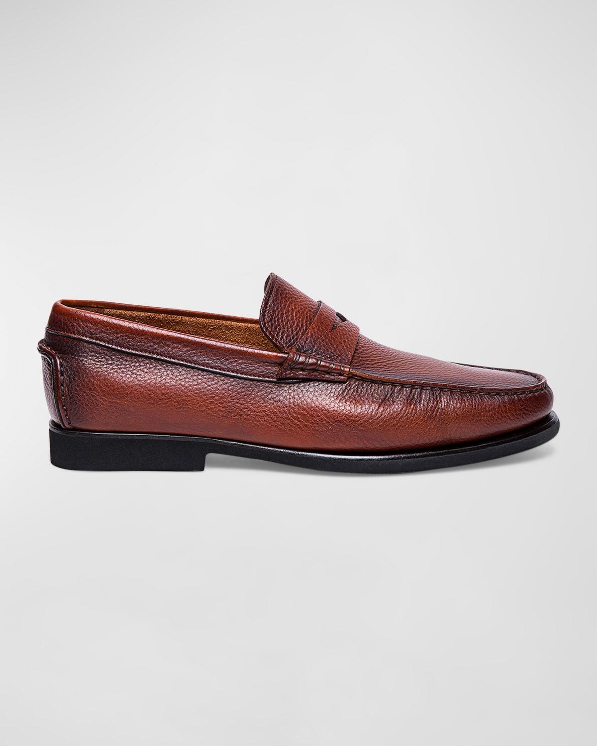 Men's Ikangia Leather Penny Loafers Product Image
