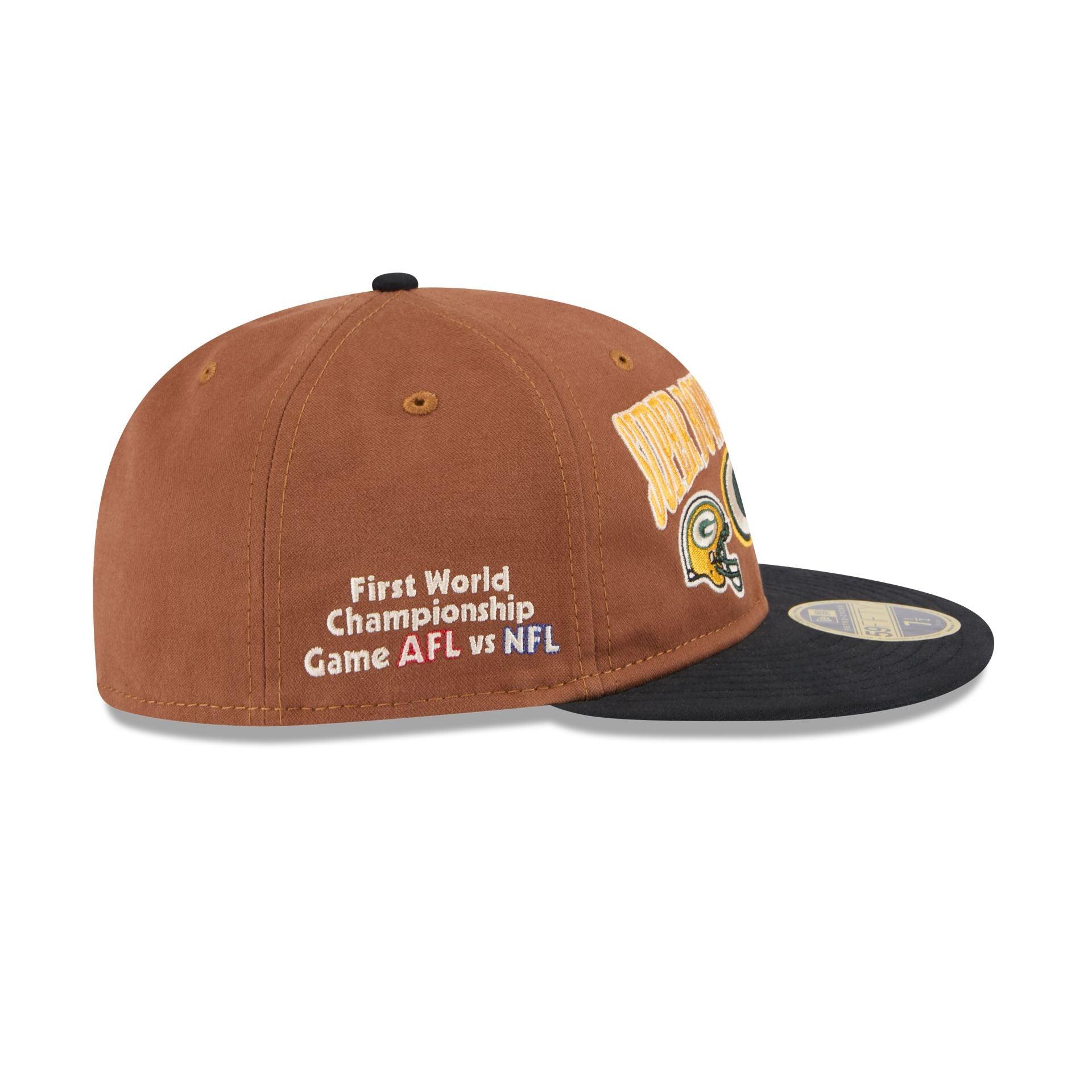 Green Bay Packers Champions Retro Crown 59FIFTY Fitted Hat Male Product Image