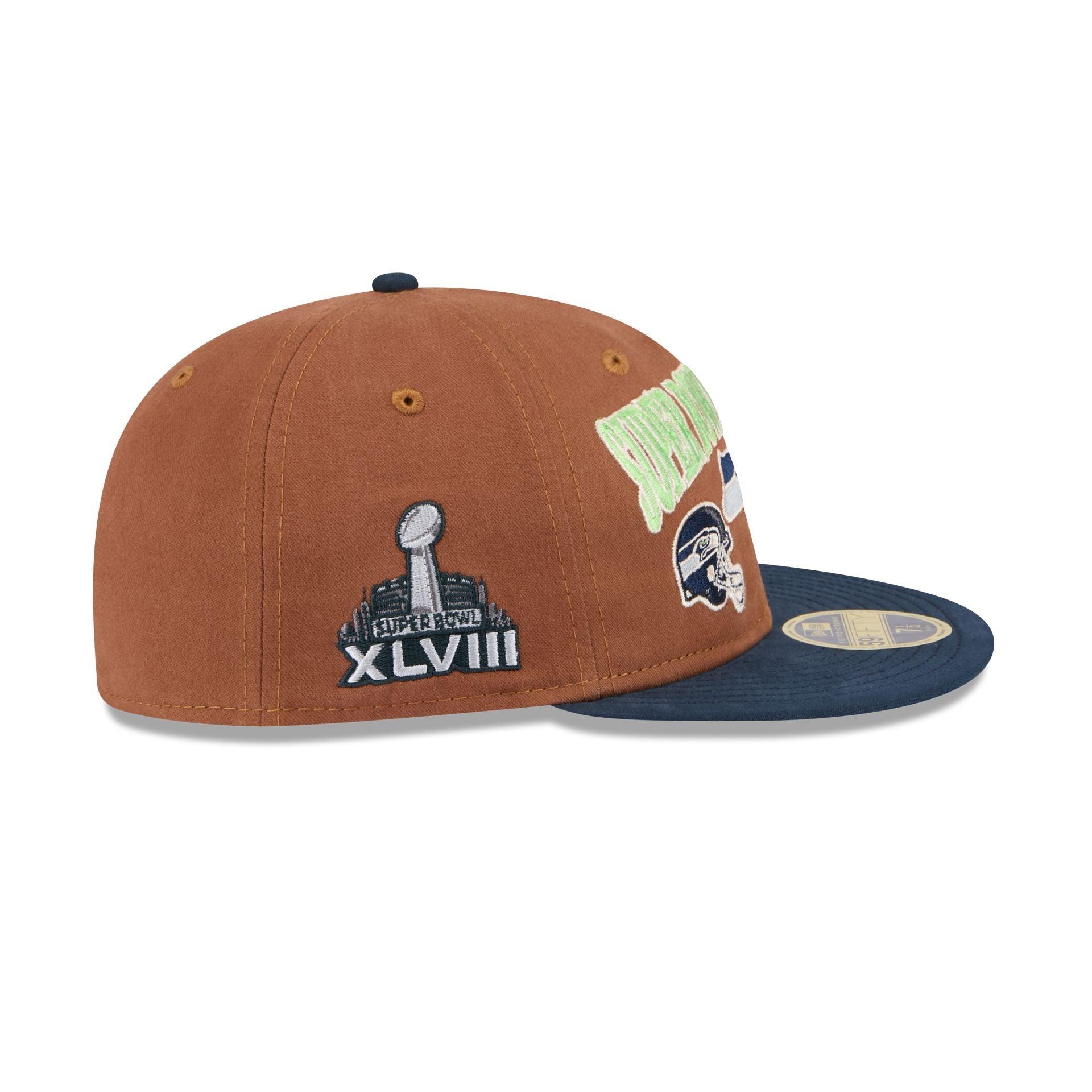 Seattle Seahawks Champions Retro Crown 59FIFTY Fitted Hat Male Product Image
