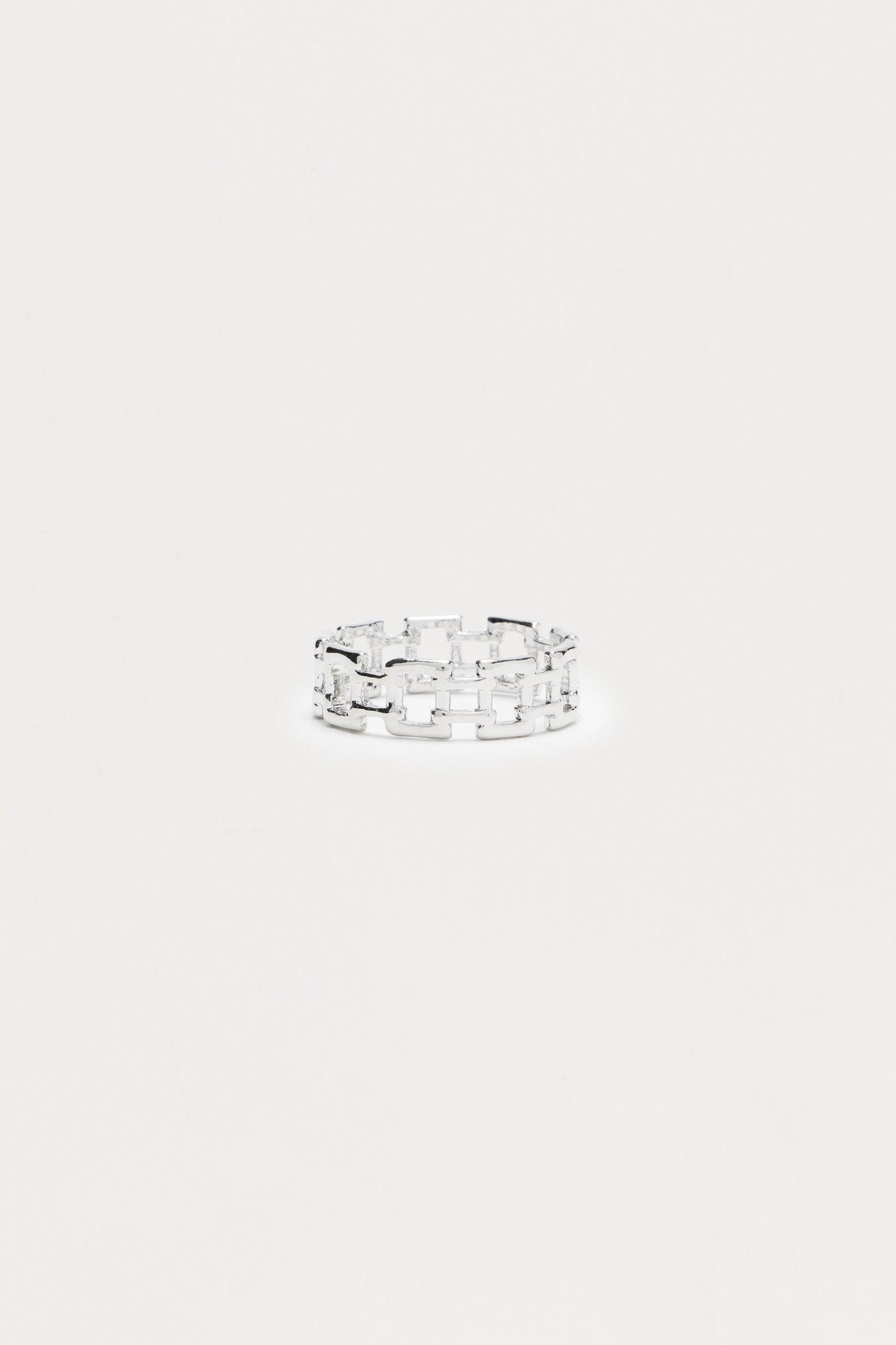 Interlock Ring - Silver Product Image