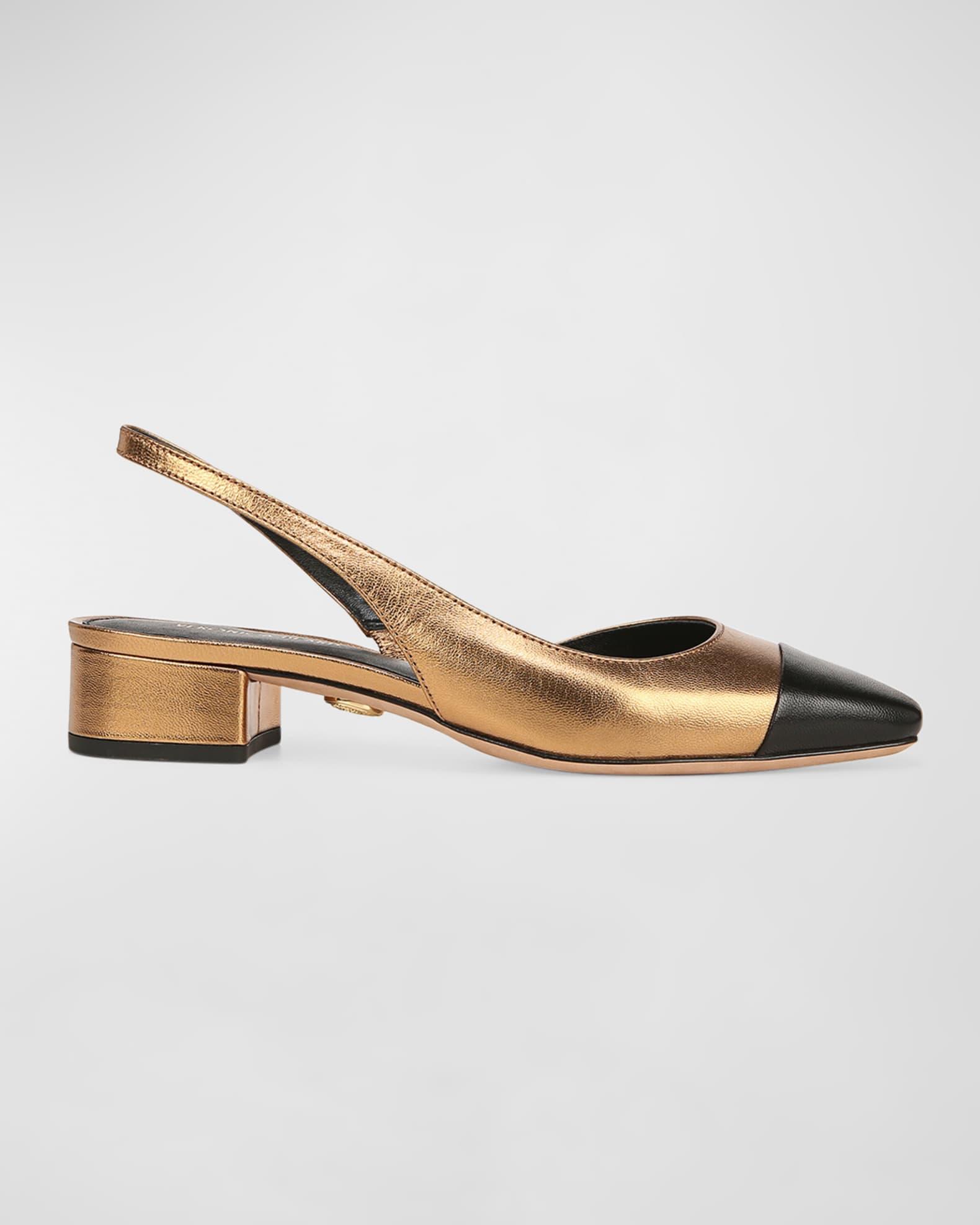 Cecile Metallic Slingback Ballerina Flats Product Image