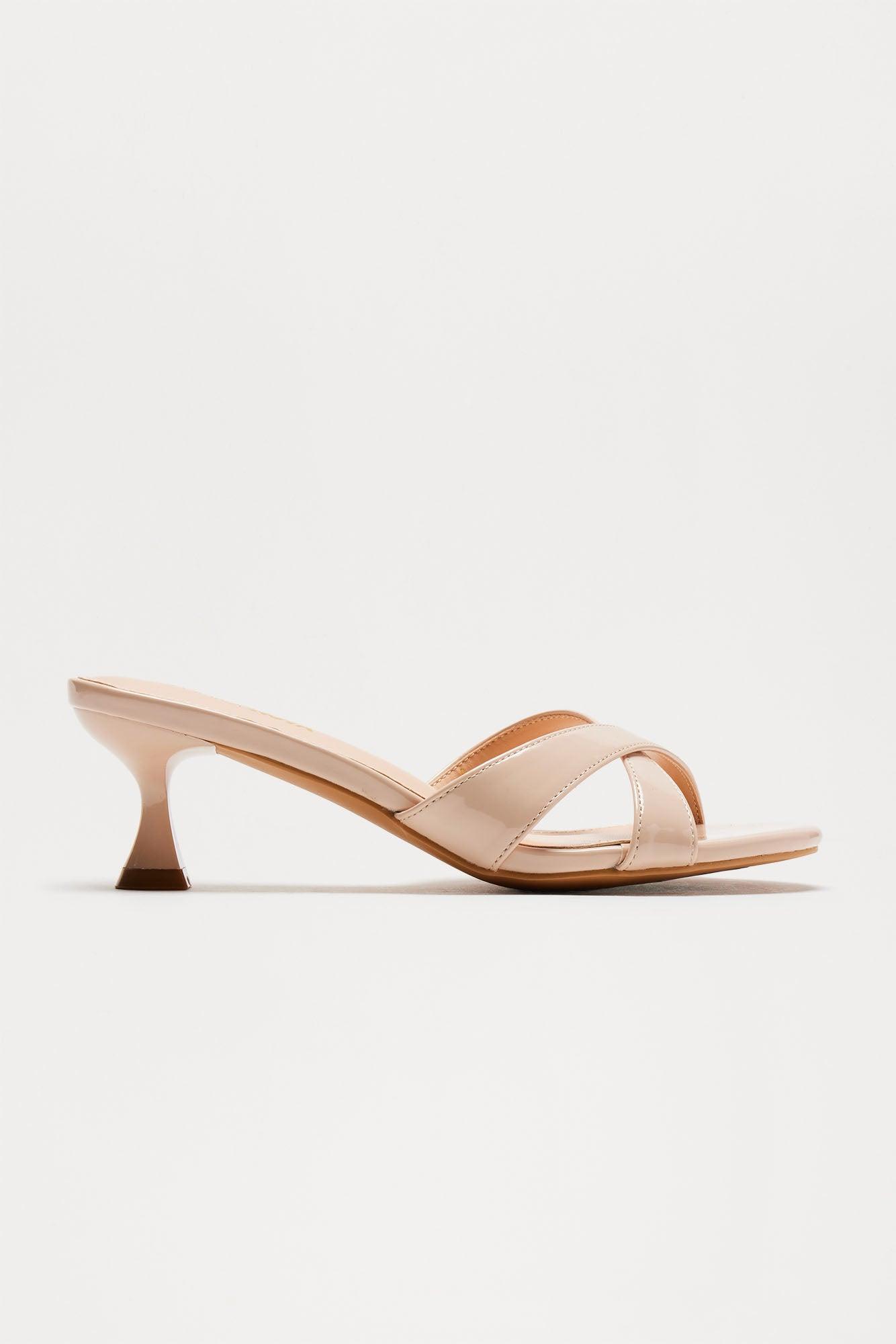Lance Patent Heels - Nude Product Image