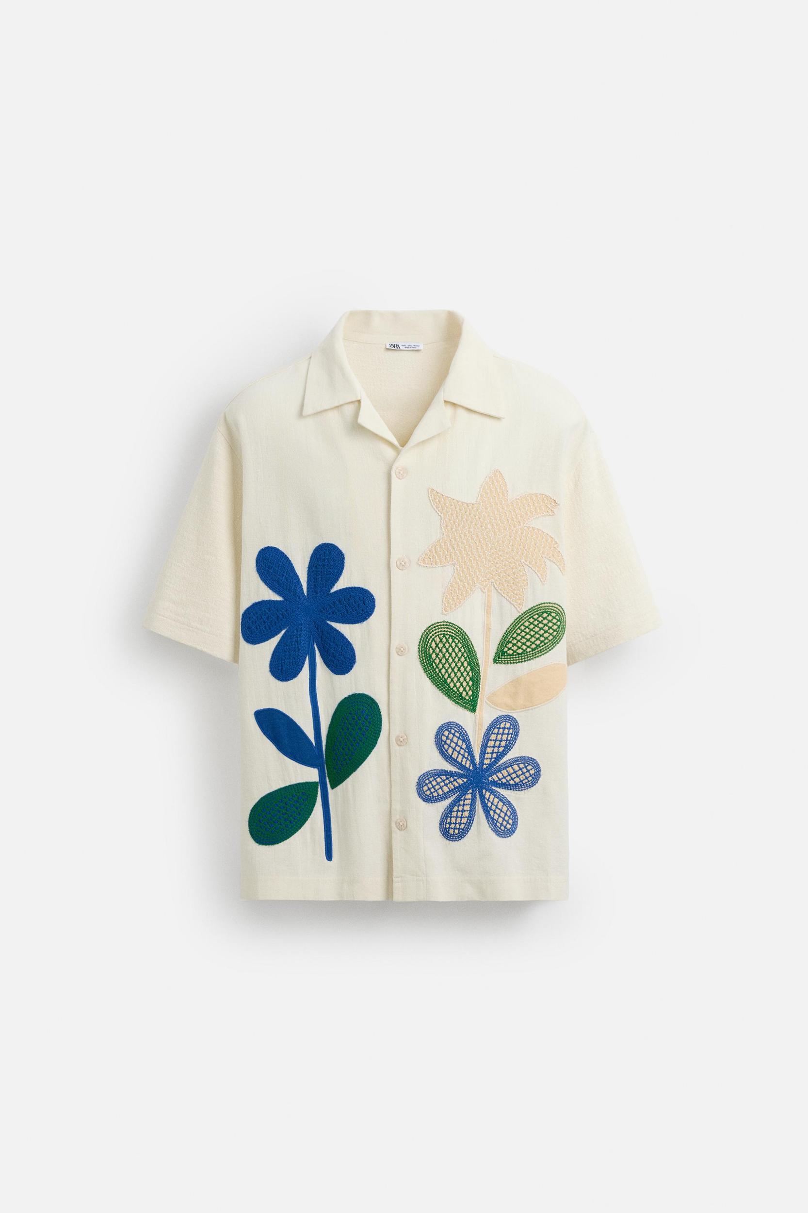 CONTRASTING PATCH SHIRT Product Image
