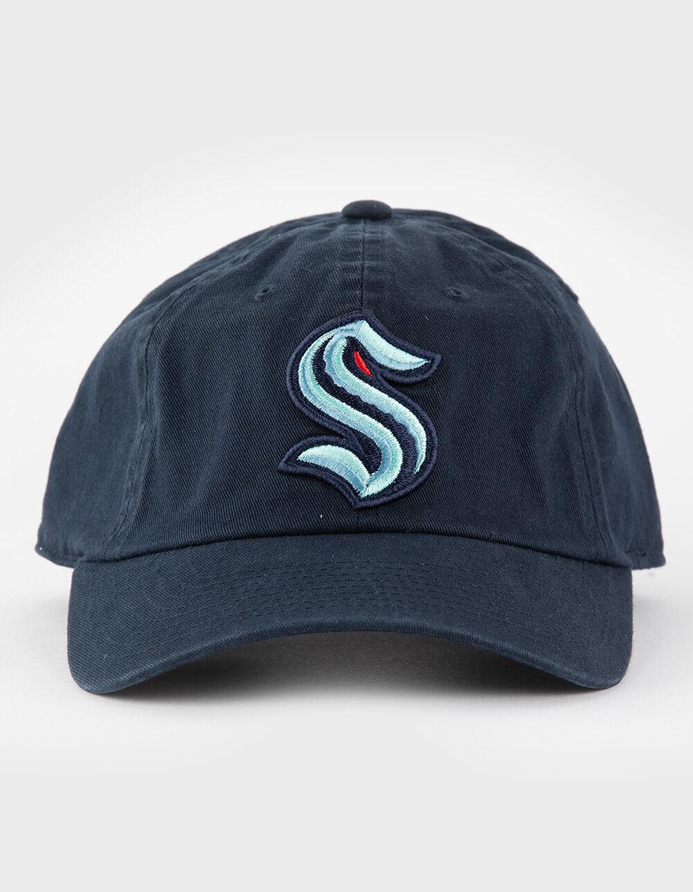 AMERICAN NEEDLE Blue Line Seattle Kraken NHL Mens Strapback Hat - NAVY Product Image