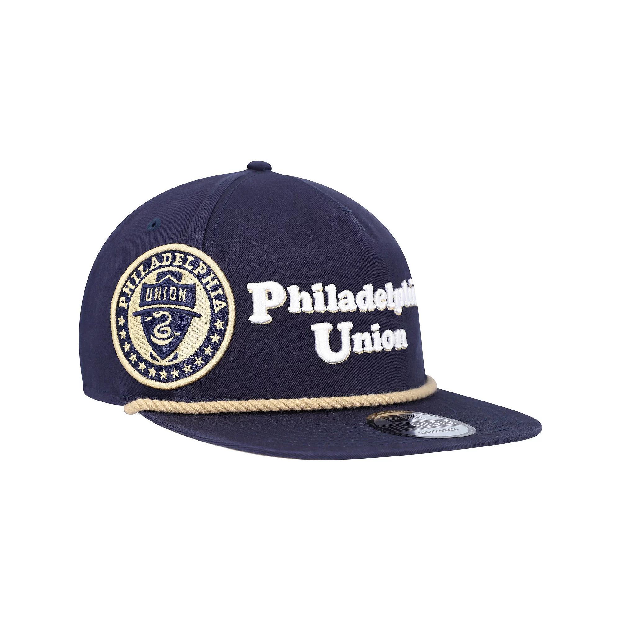 Men's New Era  Navy Philadelphia Union Heritage The Golfer Snapback Hat, Uni Blue Product Image