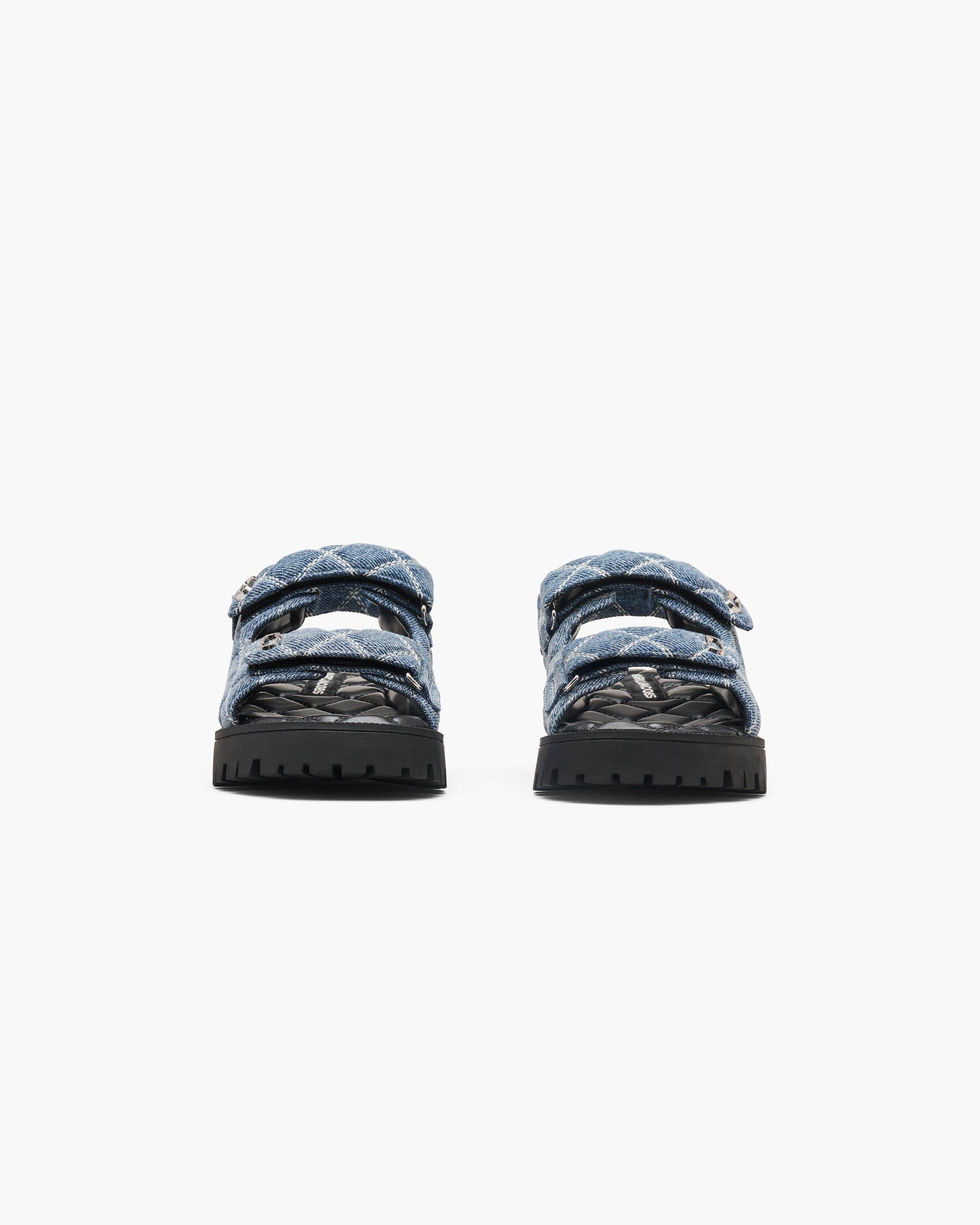 The Quilted Denim Sunny Sandal Product Image