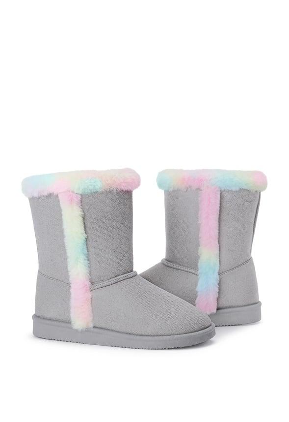 JustFab Margaux Platform Loafer Pump Womens Black/ White Size 8.5 Product Image