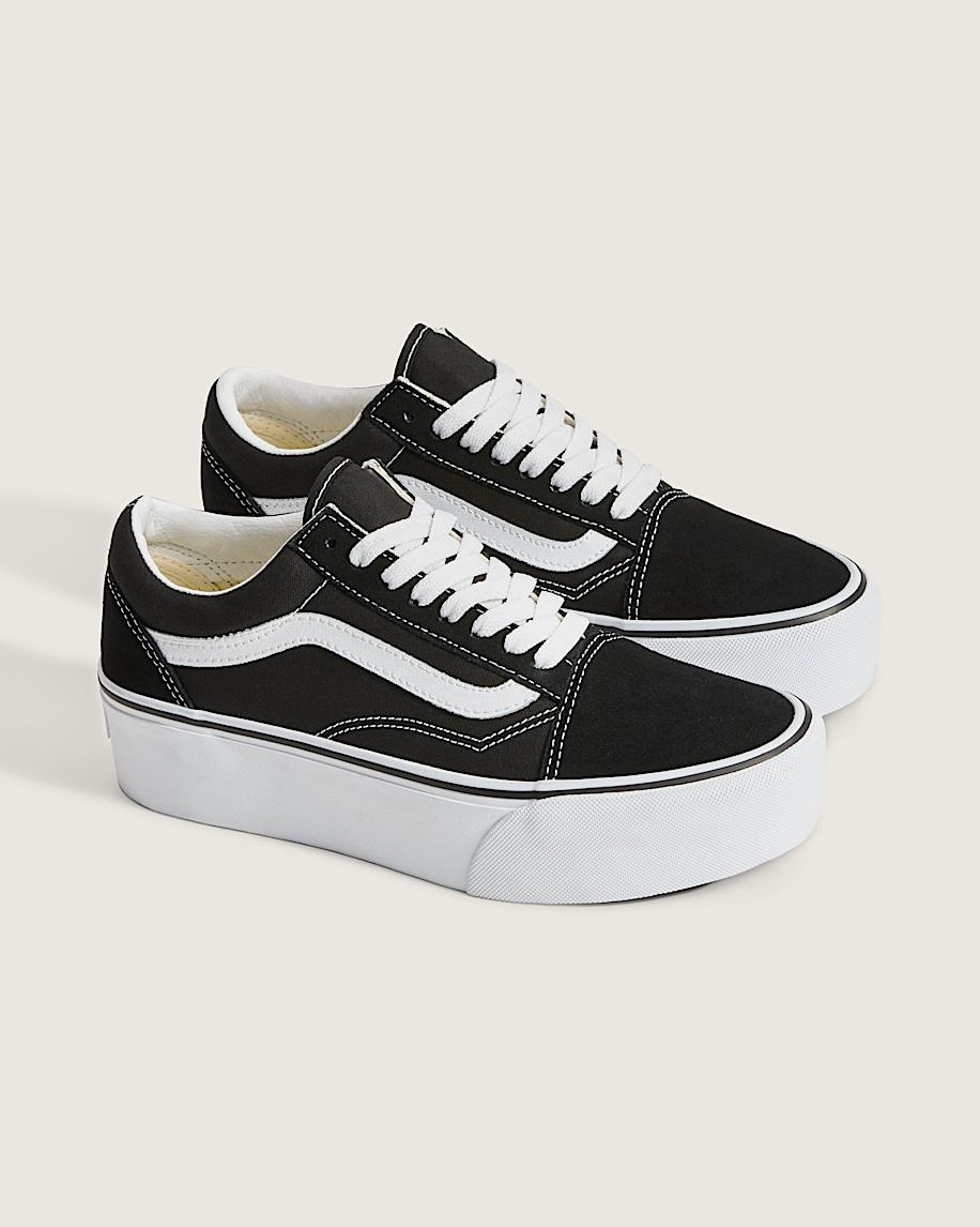 Vans | Old Skool Stackform Suede/Canvas Black/True White Shoe Product Image