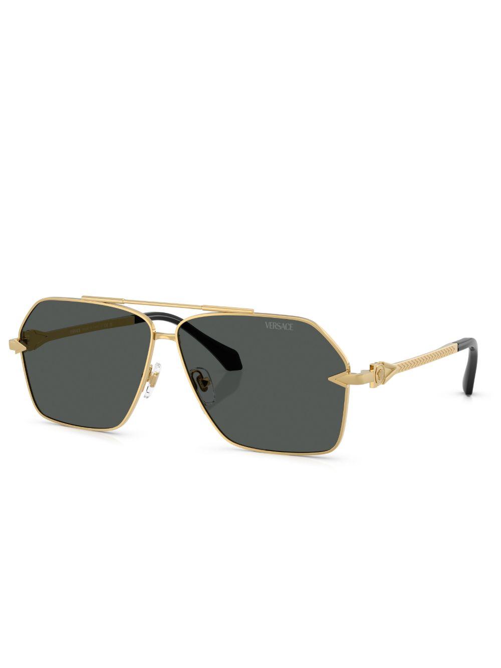 Mens GV One 57MM Pilot Sunglasses Product Image