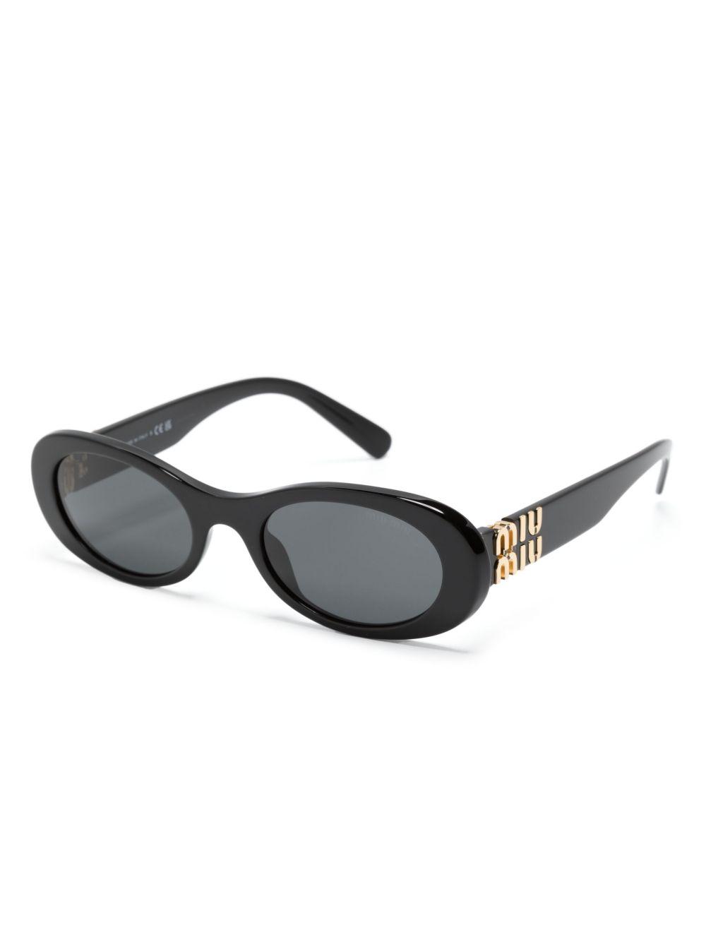 Miu Glimpse oval-frame sunglasses Product Image