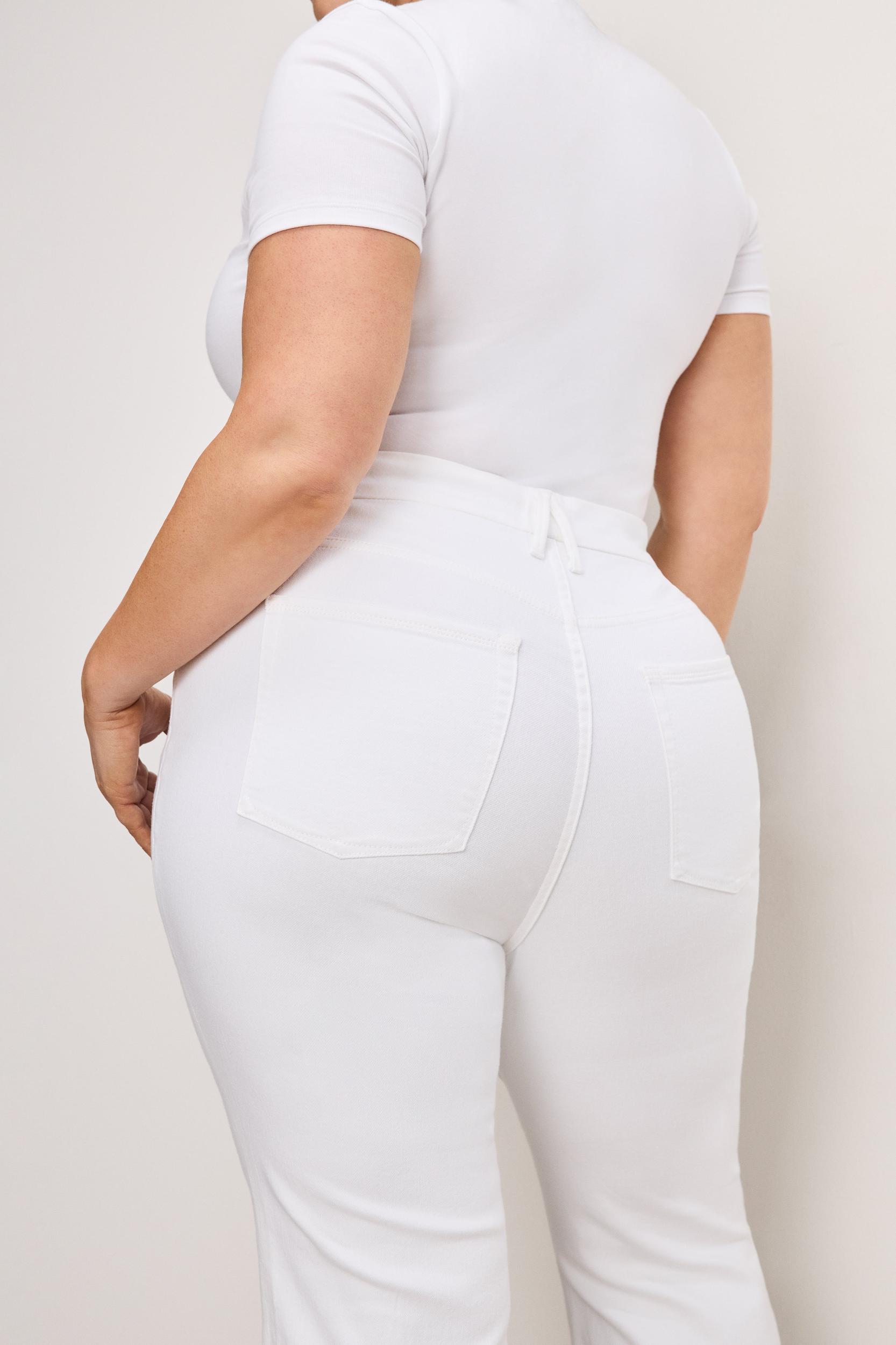 GOOD LEGS FLARE JEANS | WHITE001 Product Image