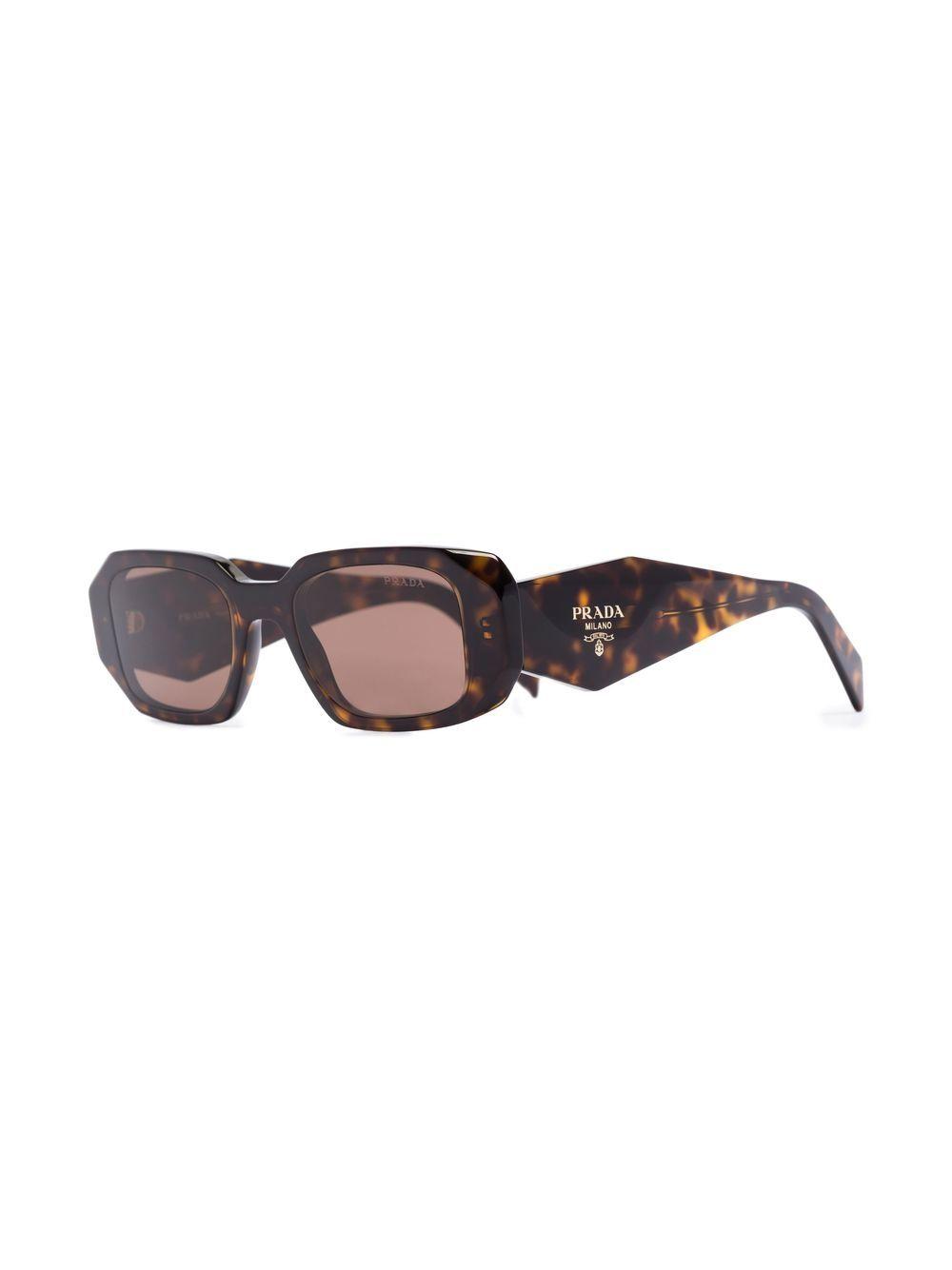 tortoiseshell square-frame sunglasses Product Image