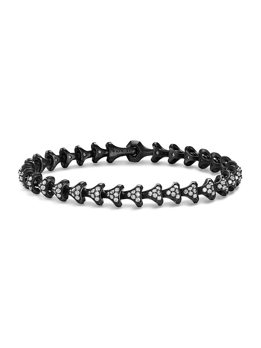 Mens Armory Link Bracelet in Black Titanium Product Image
