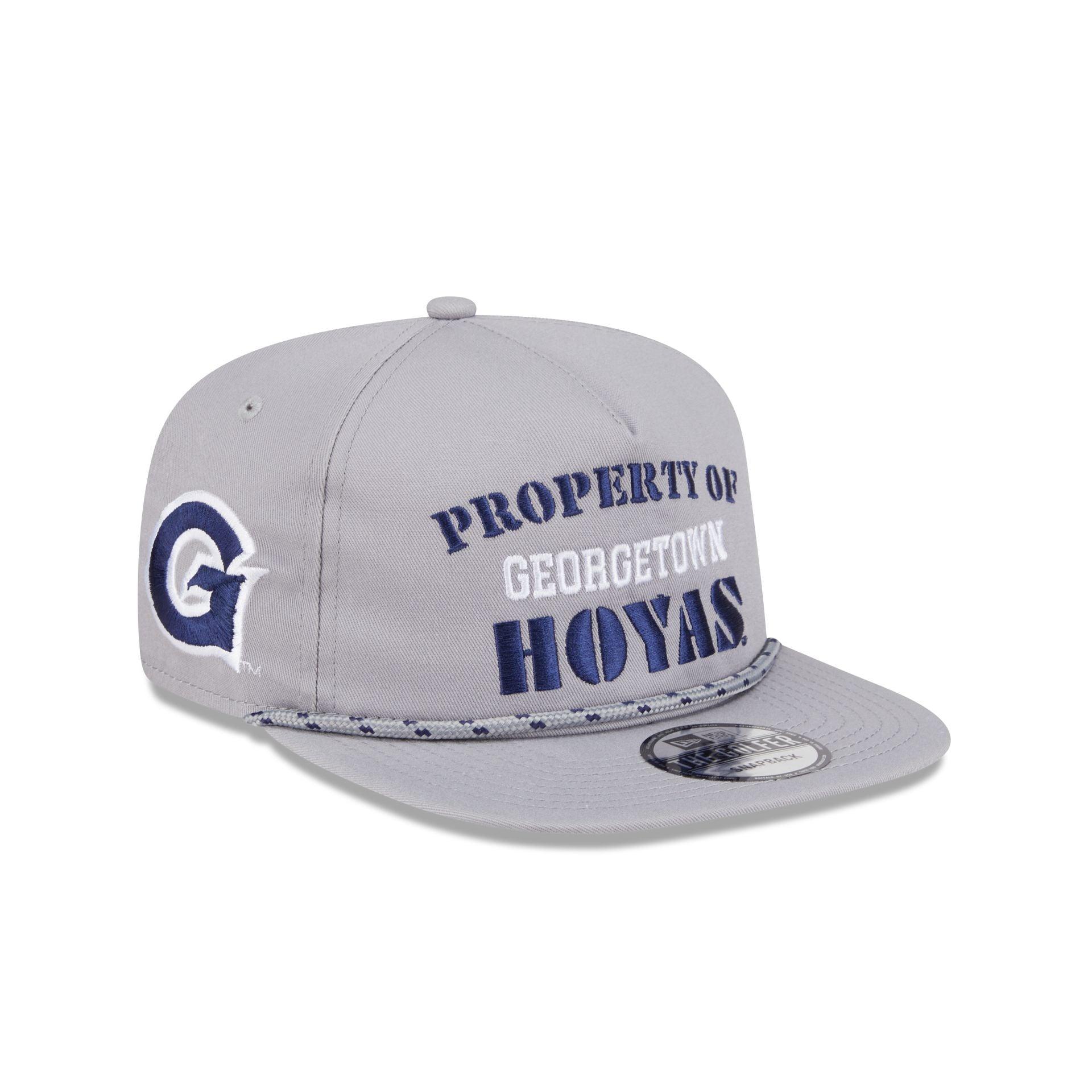 Georgetown Hoyas Vintage Gray Rope Golfer Hat Male Product Image