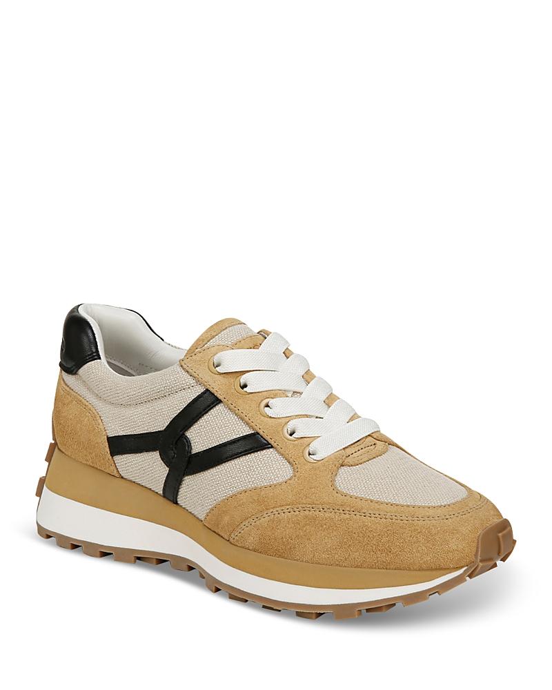 Womens Valentina Oxford-Inspired Suede-Canvas Low-Top Sneakers Product Image
