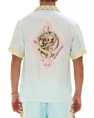 Short Sleeve Printed Camp Shirt Product Image