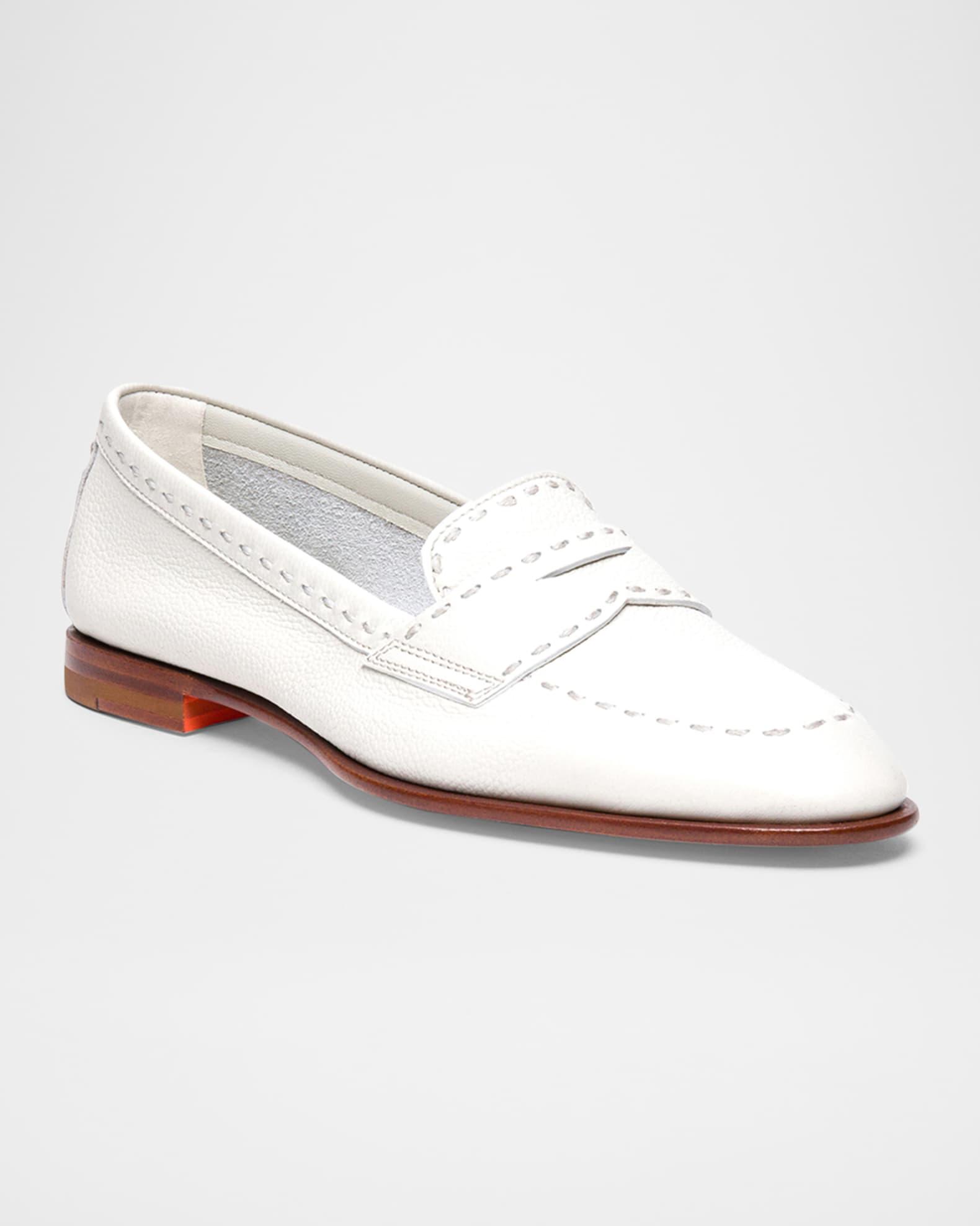 Marlene Leather Penny Loafers Product Image