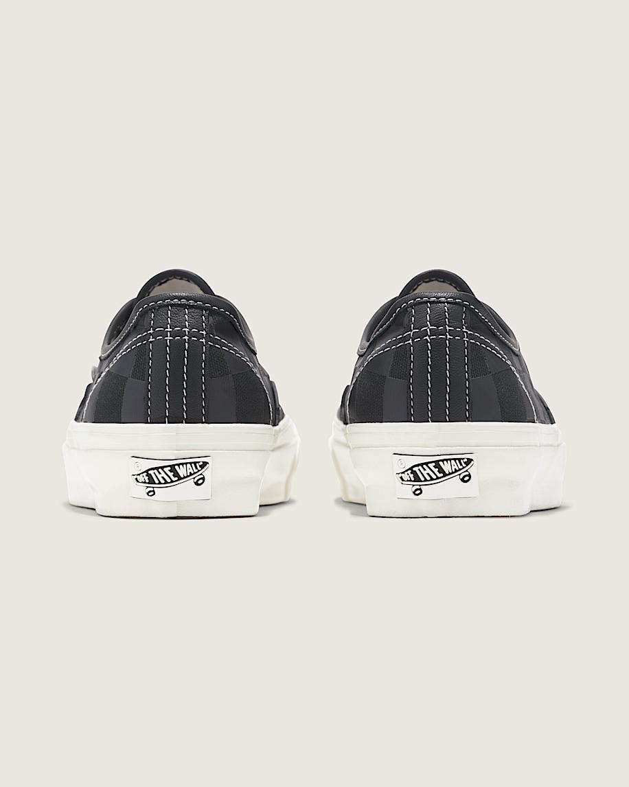 Premium Authentic Checkerboard Shoe in Black| Vans US Product Image