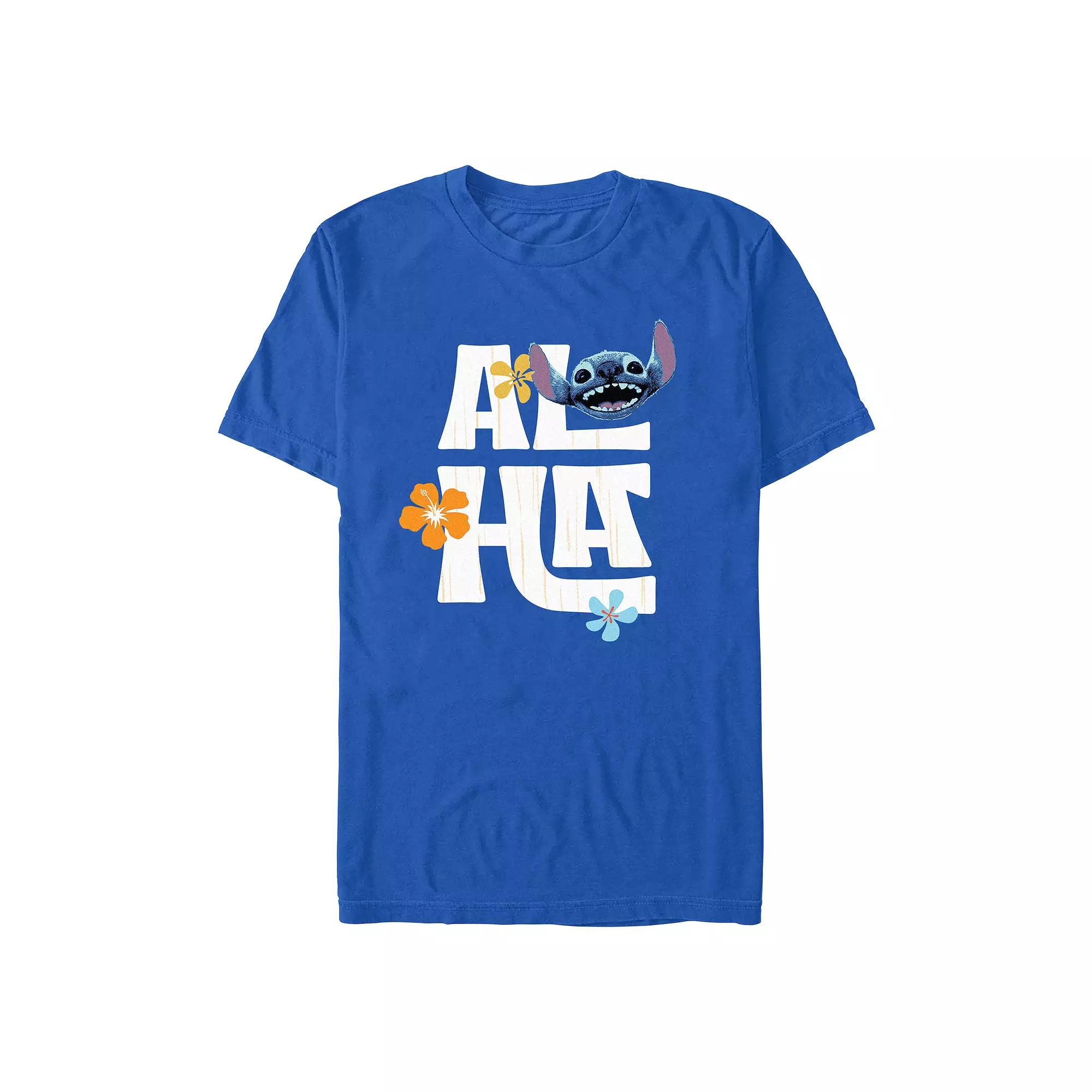 Disney's Lilo & Stitch Aloha Stack Men's Graphic Tee,  Product Image