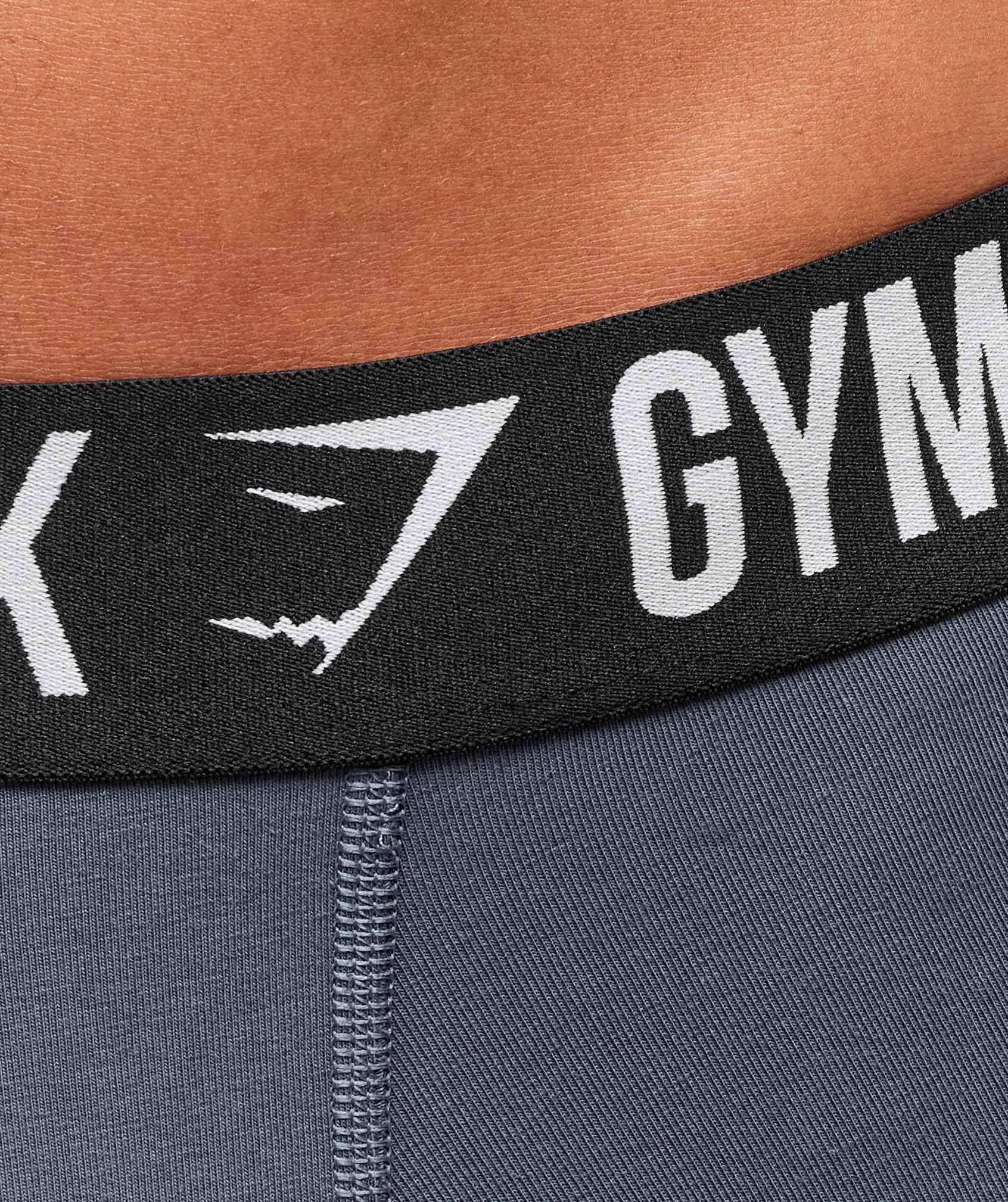 Gymshark Long Boxer Brief 3PK - Denim Grey/Titanium Blue/Black Male Product Image