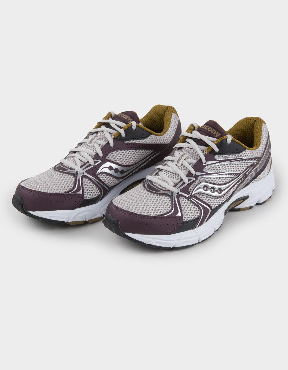 SAUCONY Ride Millennium Mens Shoes - GRAY/BURGANDY Product Image