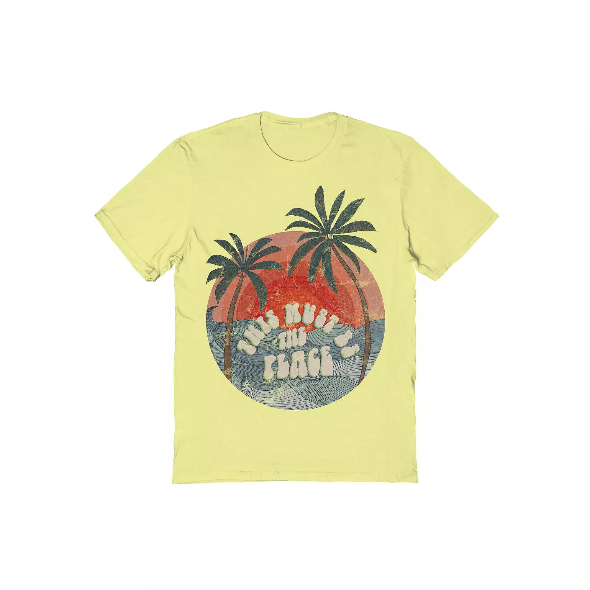 Men's COLAB89 by Threadless This Must Be the Place Graphic Tee, Size: Small, Cornsilk Product Image