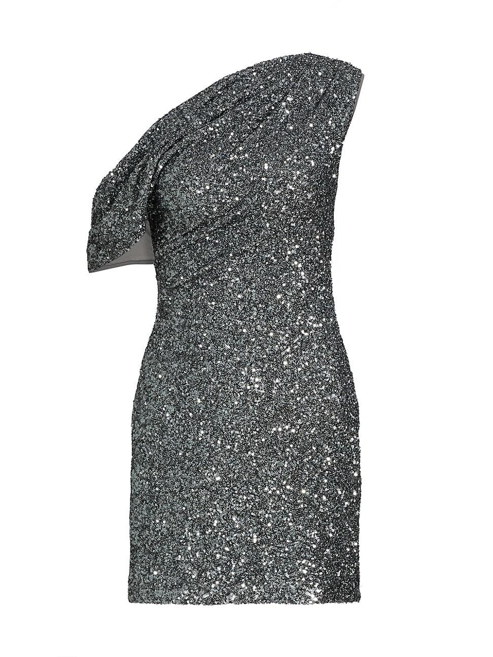 Womens Beau Sequin Minidress Product Image