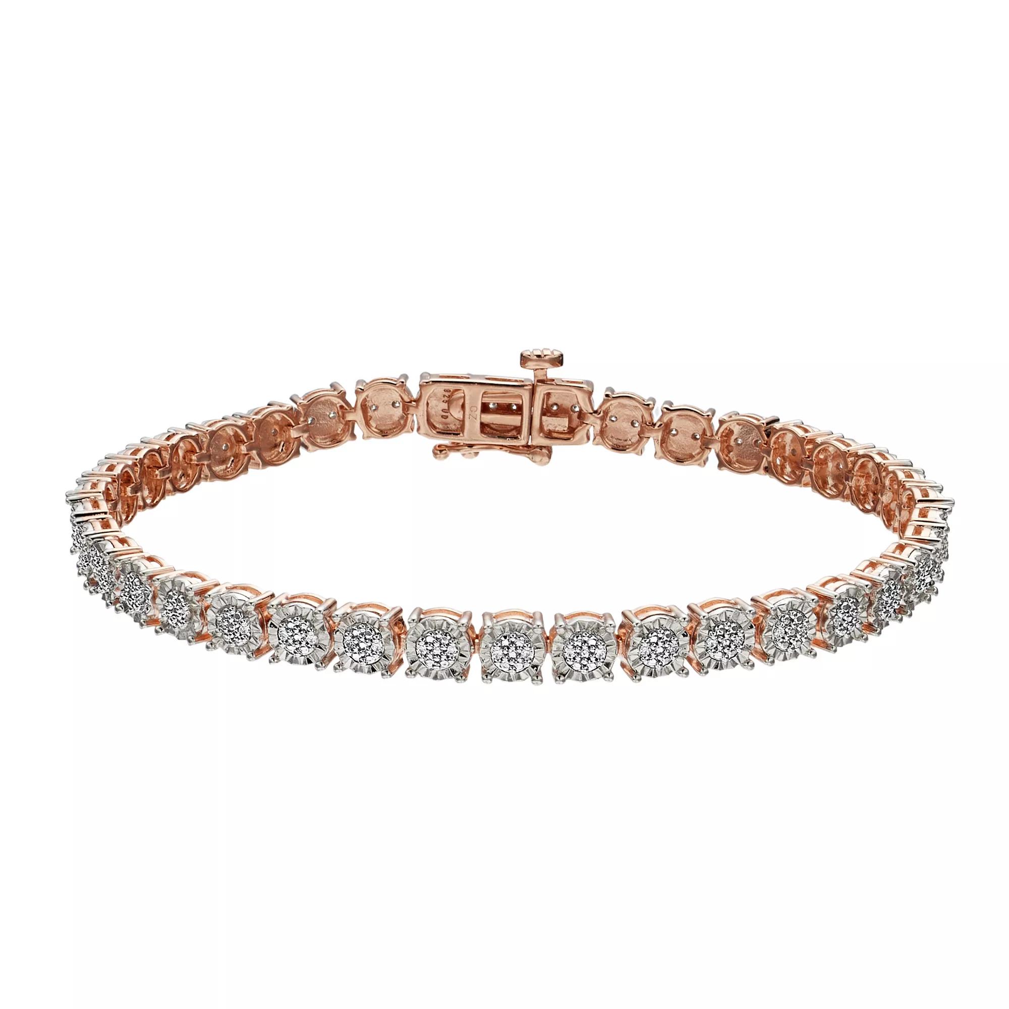 Sterling Silver 1/4 Carat T.W. Diamond Fashion Bracelet, Women's,  Product Image