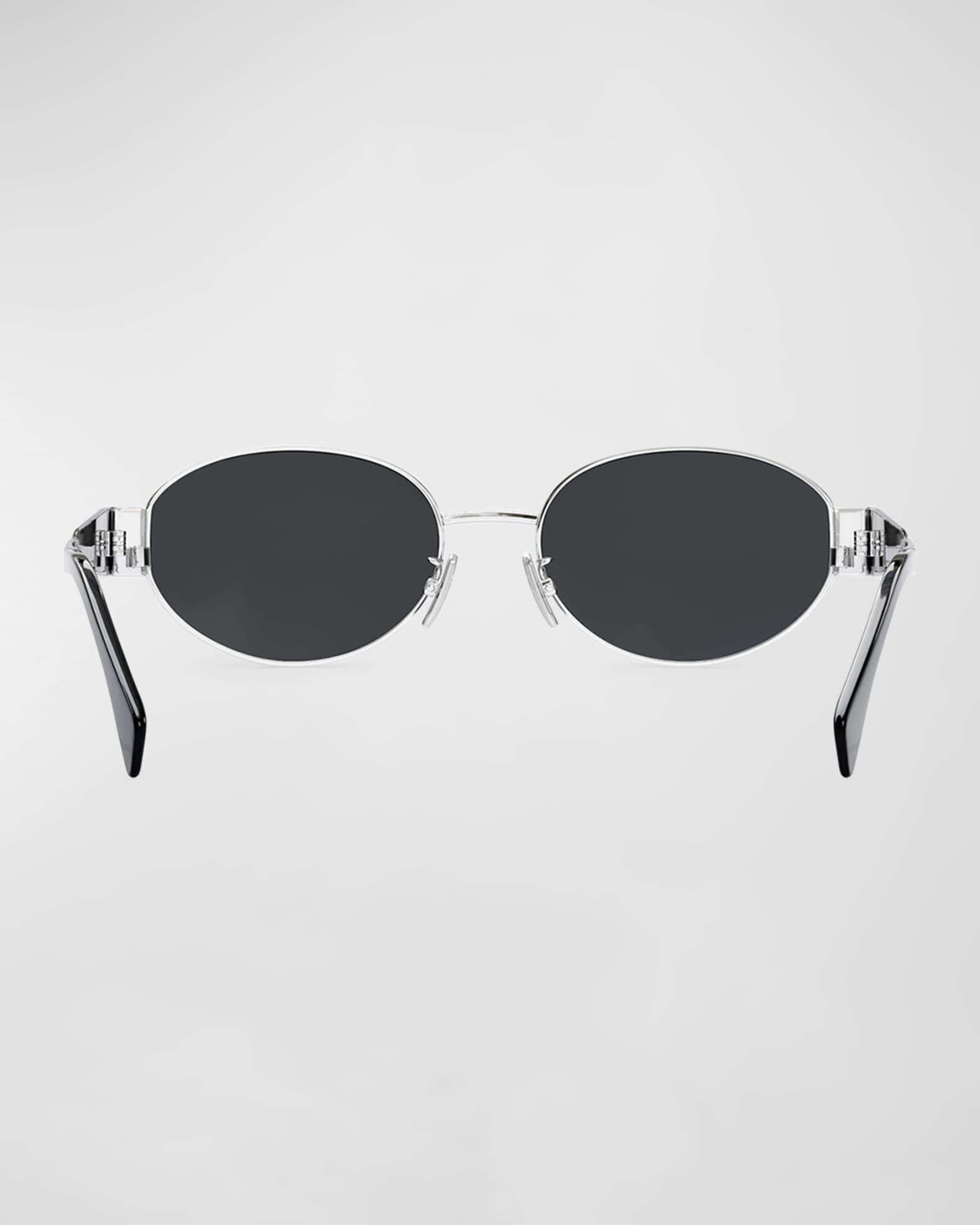 Men's Triomphe Metal Oval Sunglasses Product Image