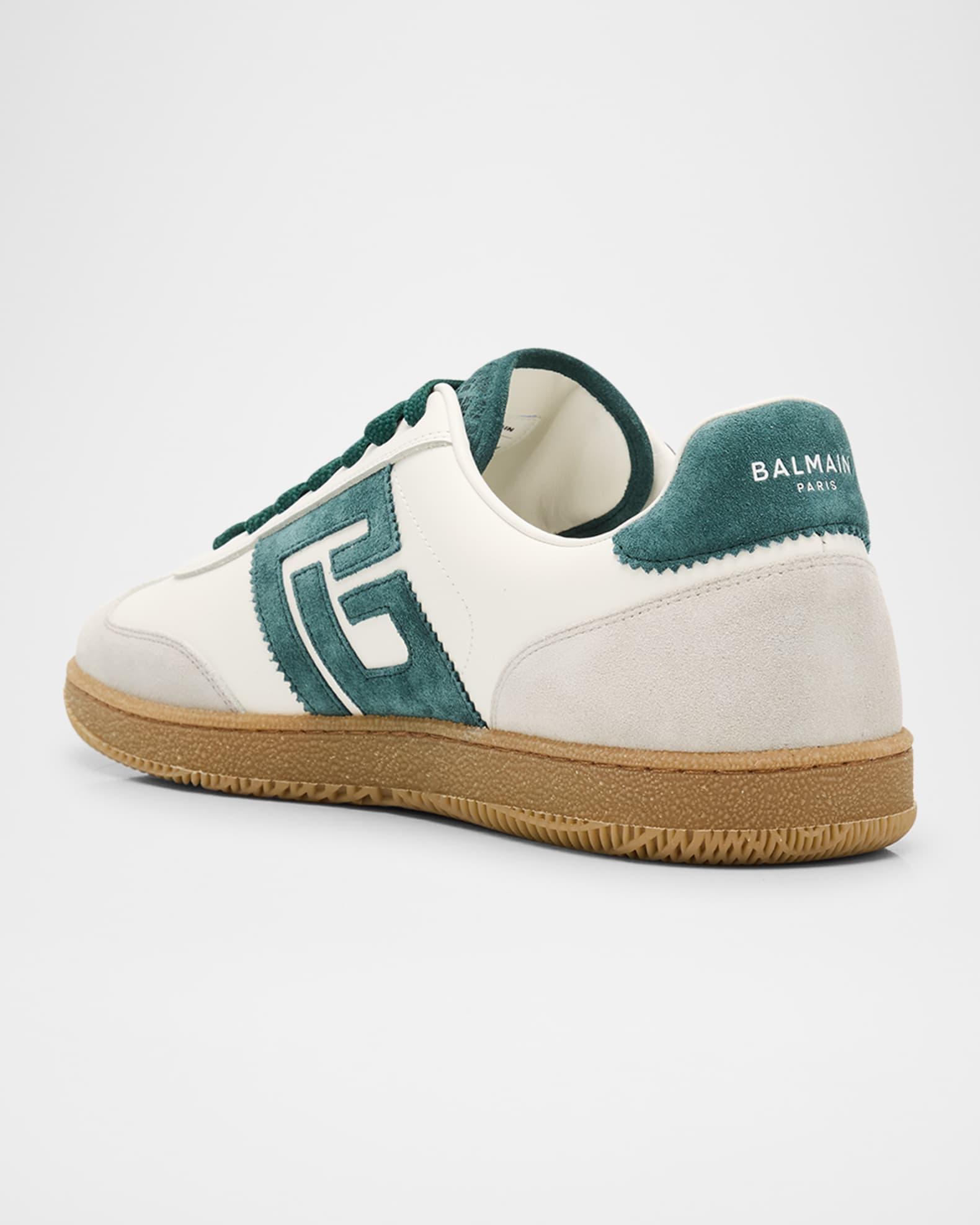 Men's Leather and Suede Swan Sneakers Product Image