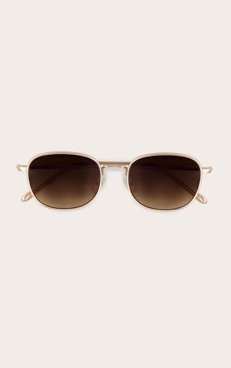 A.KJÆRBEDE Winnie Sunglasses - Cream Bone Product Image