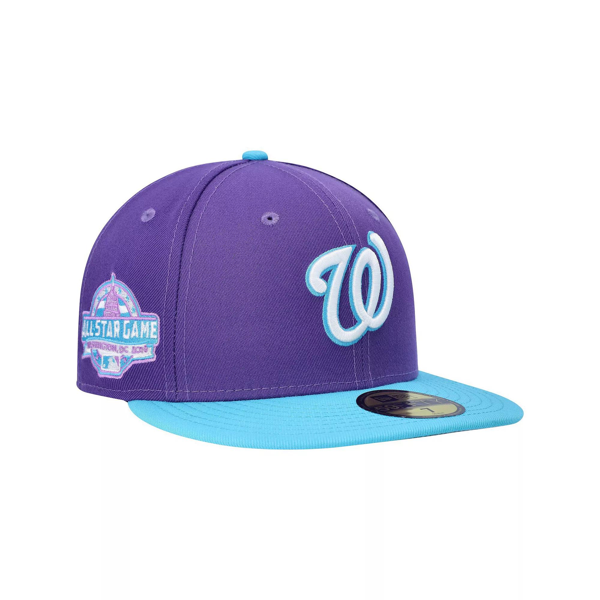 Men's New Era Purple Washington Nationals Vice 59FIFTY Fitted Hat,  Product Image