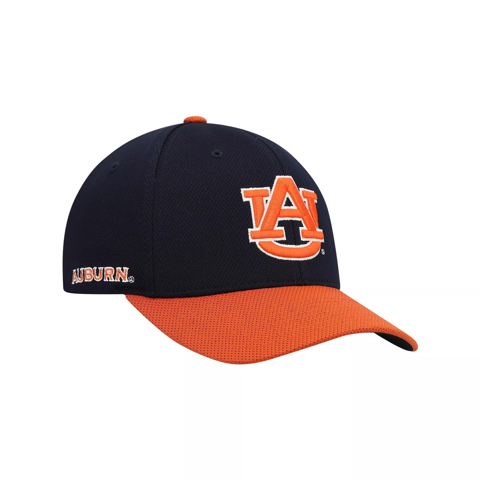 Men's Top of the World Navy/Orange Auburn Tigers Two-Tone Reflex Hybrid Tech Flex Hat, Size: Large/XL, Blue Product Image