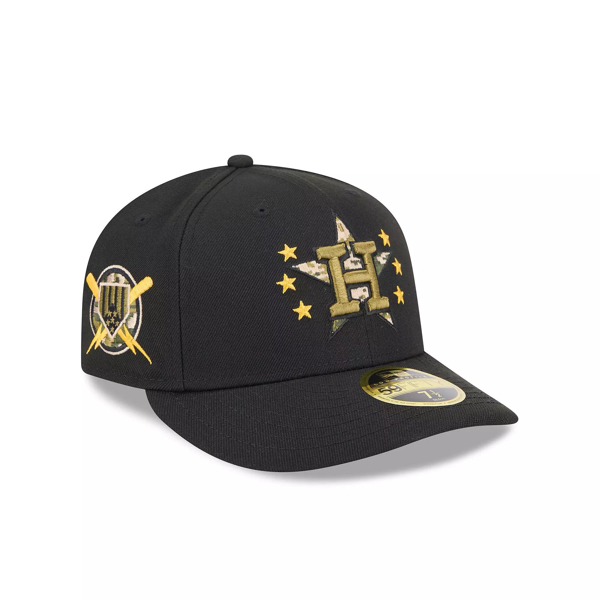 Men's New Era Black Houston Astros 2024 Armed Forces Day Low Profile 59FIFTY Fitted Hat,  Product Image