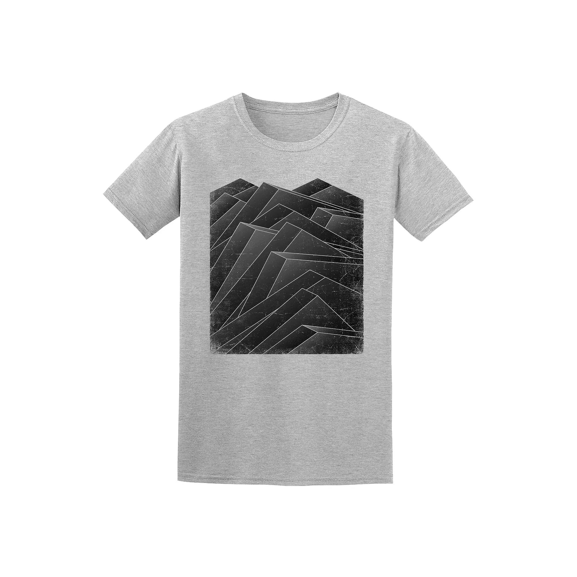 Men's COLAB89 by Threadless Bulo Isometric Waves Tee, Size: Small, Sport Gray Product Image