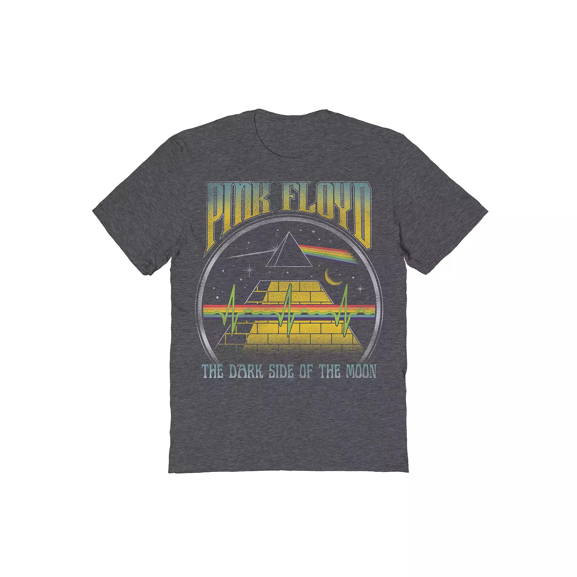 Men's The Dark Side of the Moon Graphic Tee, Size: Small, Dark Grey Product Image