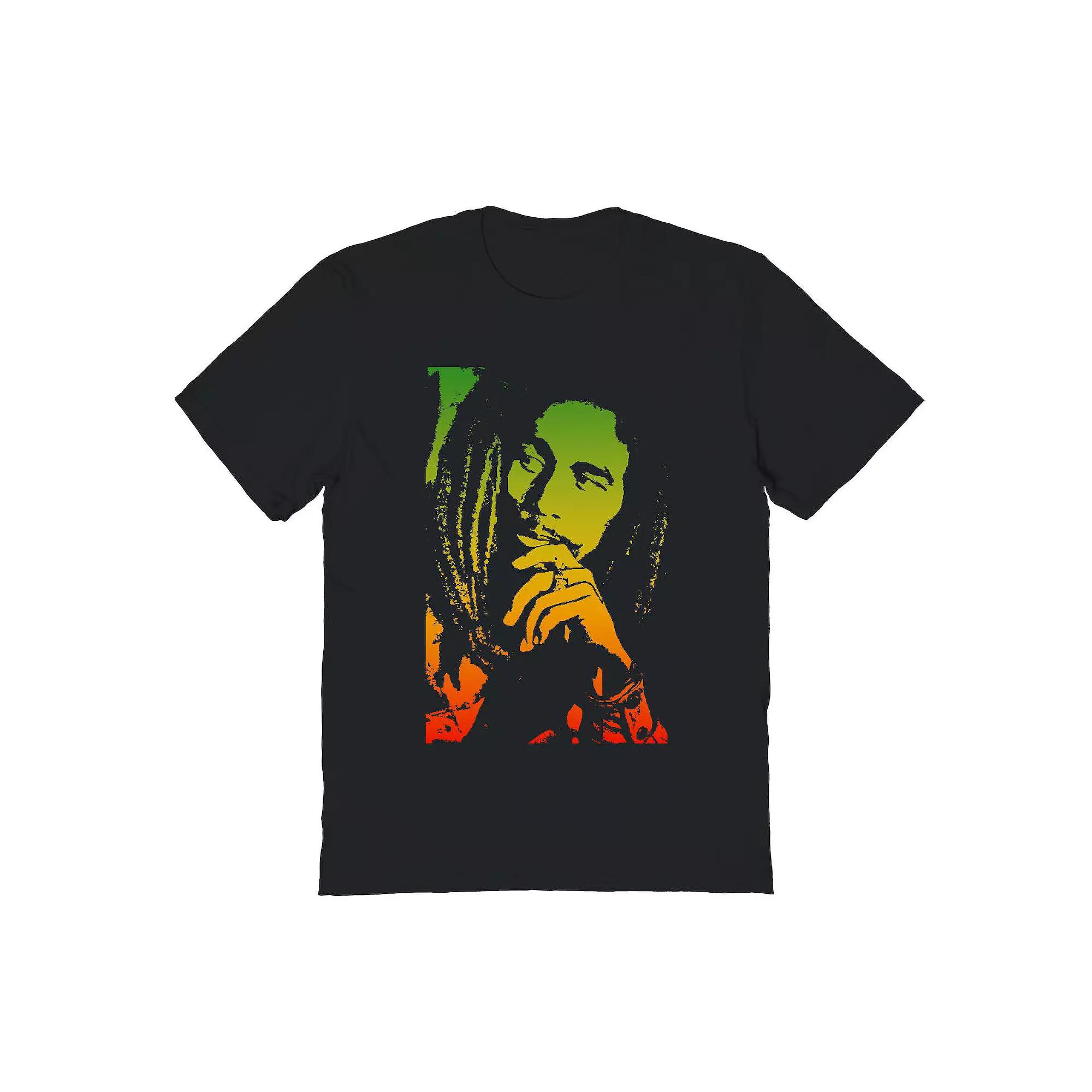 Men's Bob Marley Rastafari Gradient Graphic Tee, Adult Unisex,  Product Image