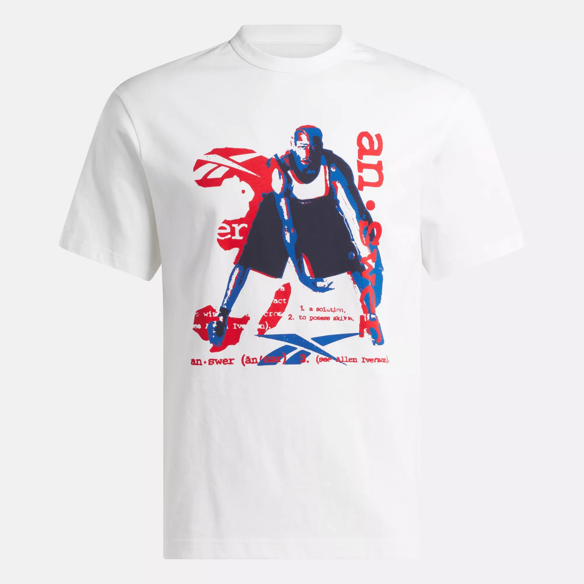 Men's Basketball Iverson Graphic T-Shirt Male Product Image