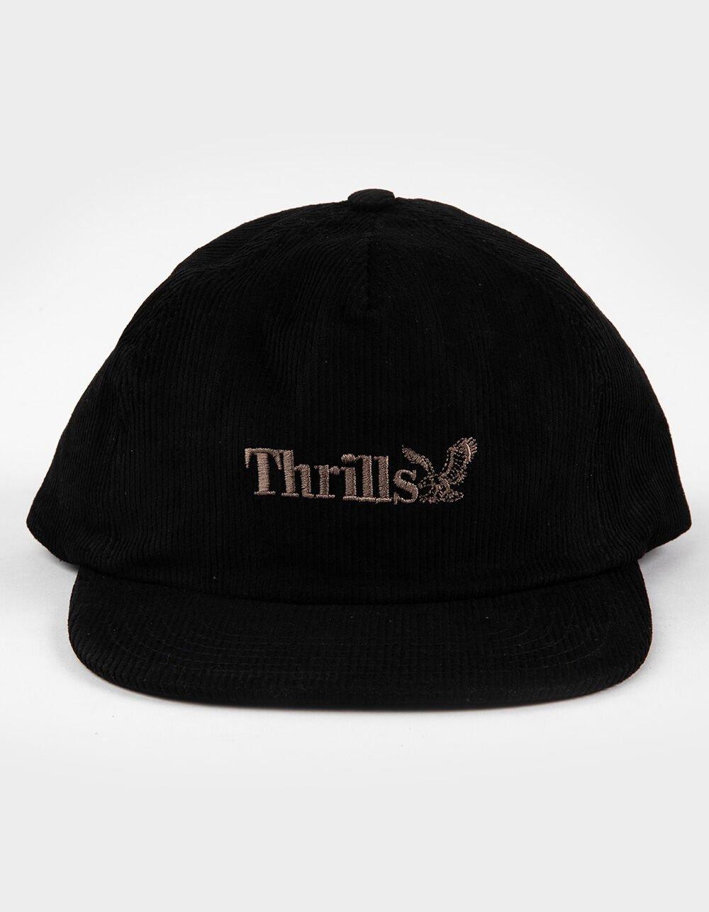 THRILLS Workwear 5 Panel Snapback Hat - BLACK Product Image
