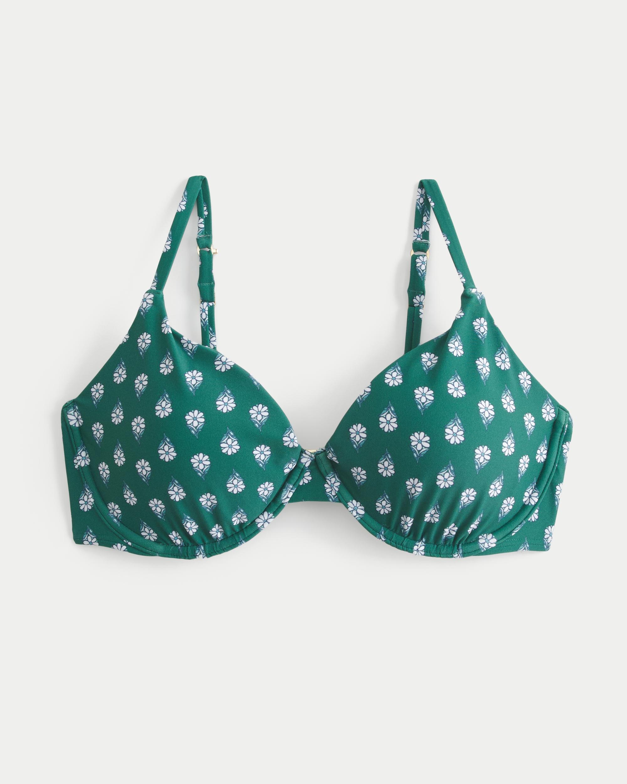Curvy Plunge Underwire Bikini Top Product Image