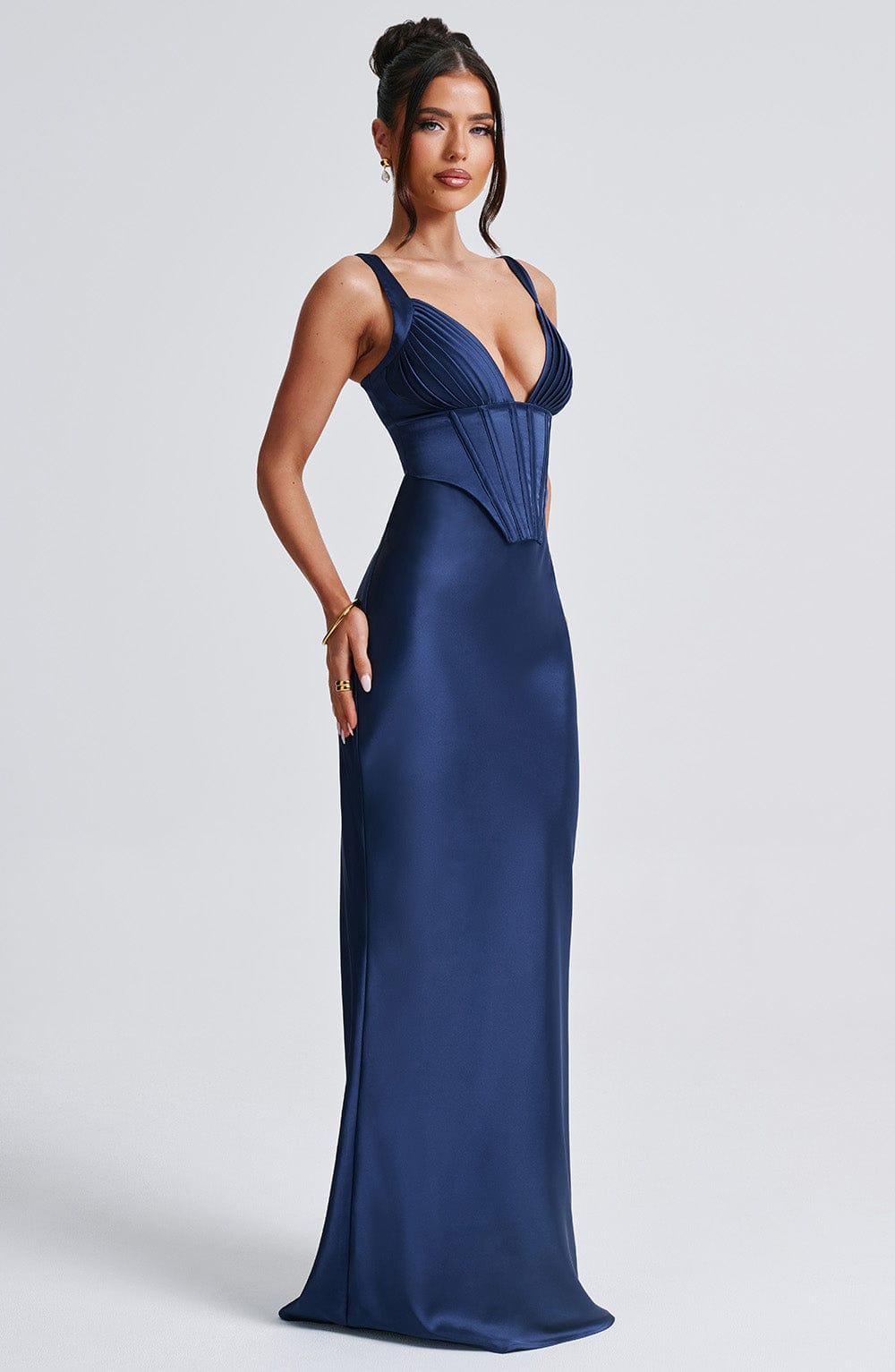 Shae Maxi Dress - Navy Product Image