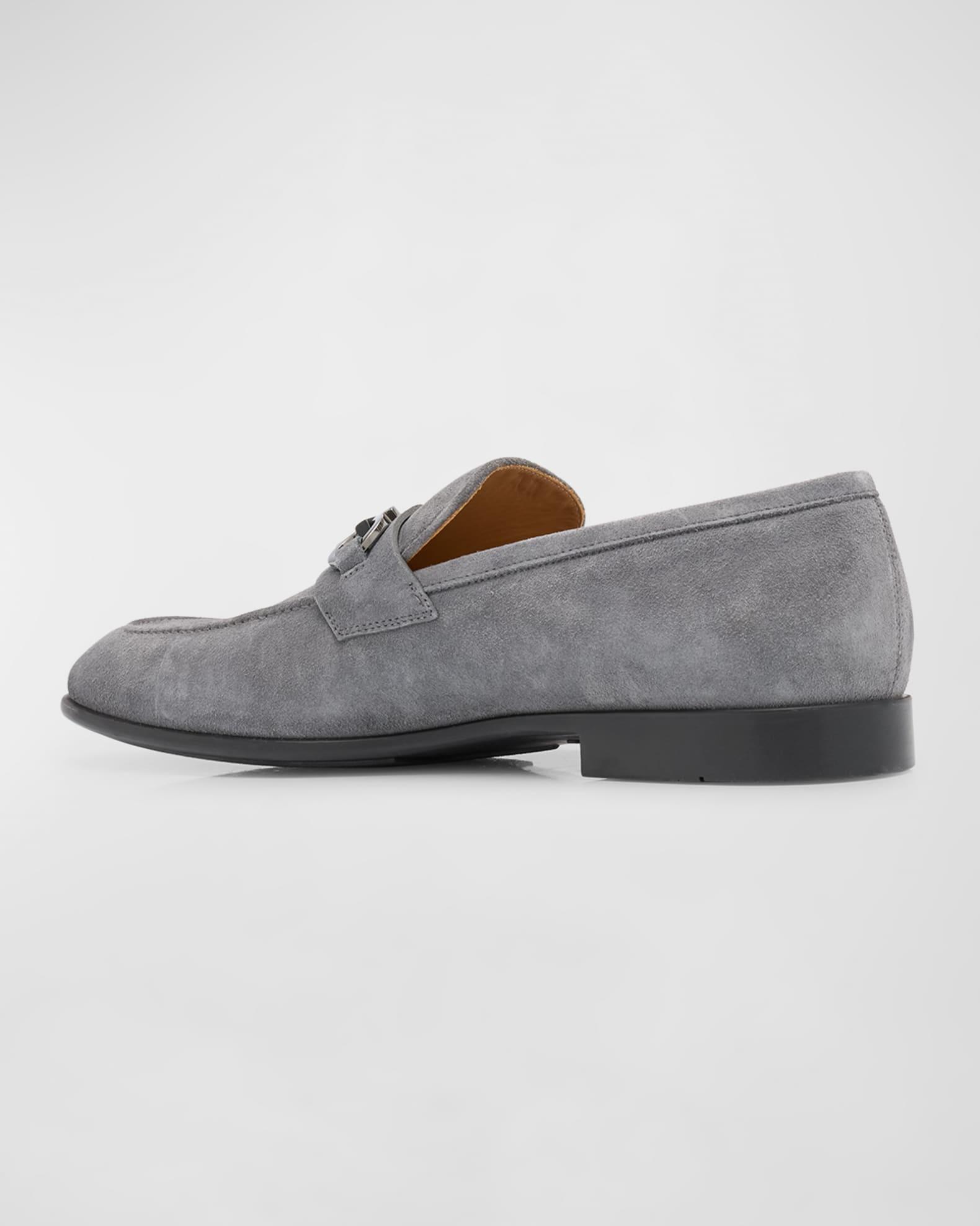 Men's Foster Suede Gancini Bit Loafers Product Image