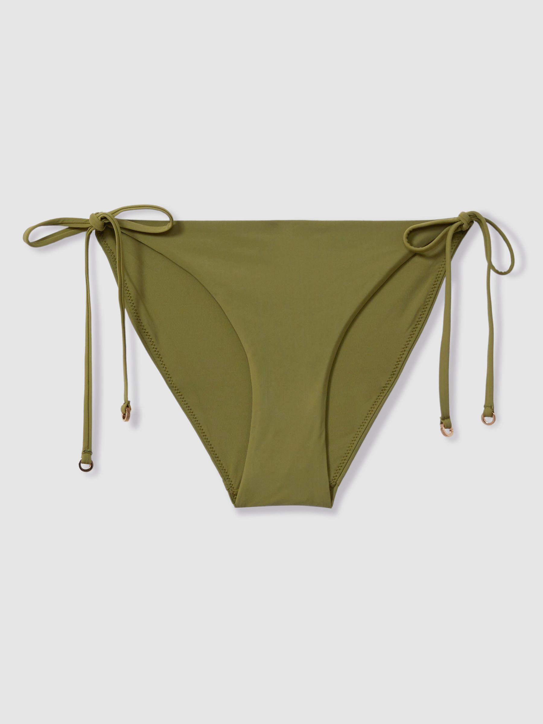 Daniella Olive Side Tie Bikini Bottoms Product Image