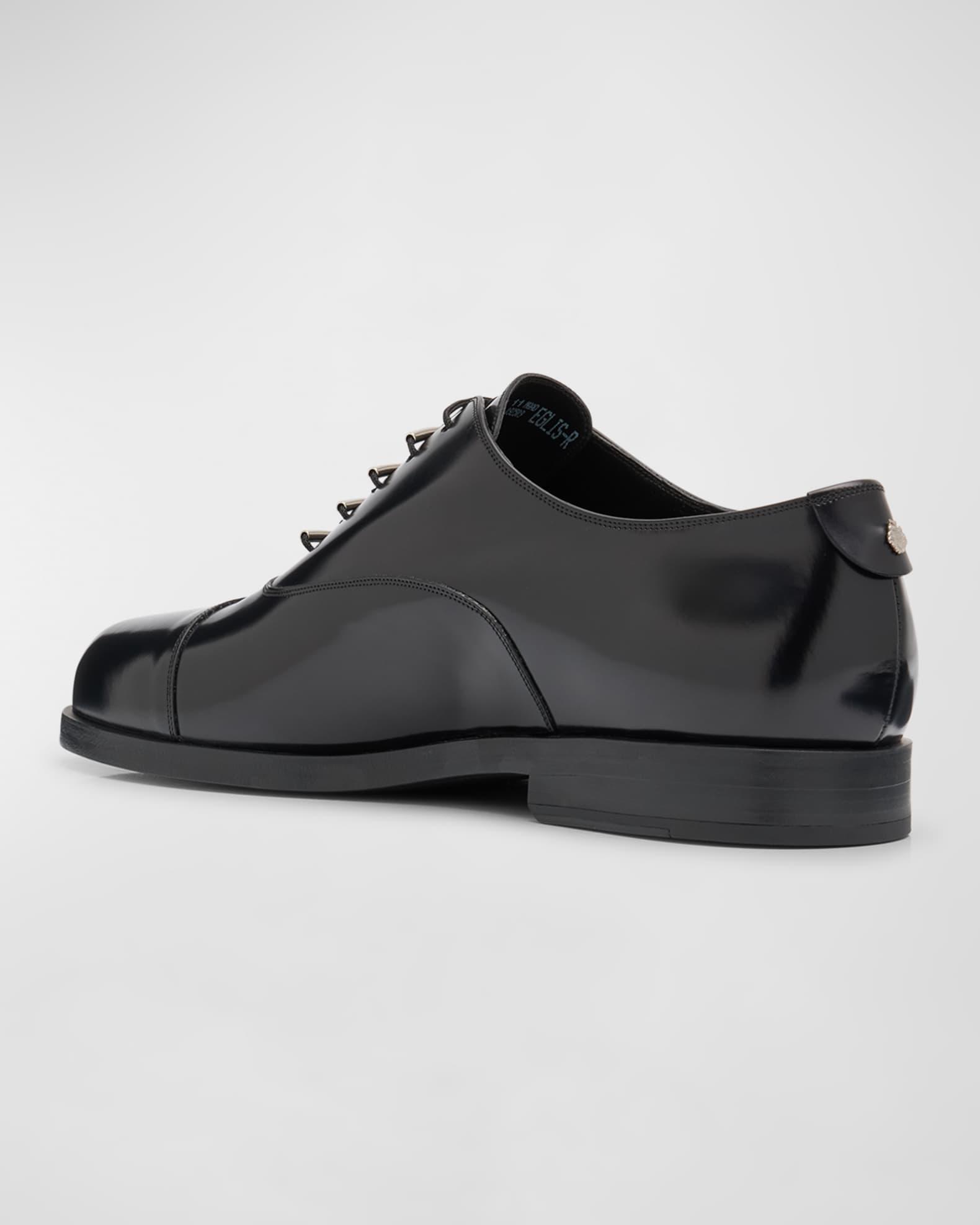 Men's Alastar Fabric-Trim Leather Derby Shoes Product Image