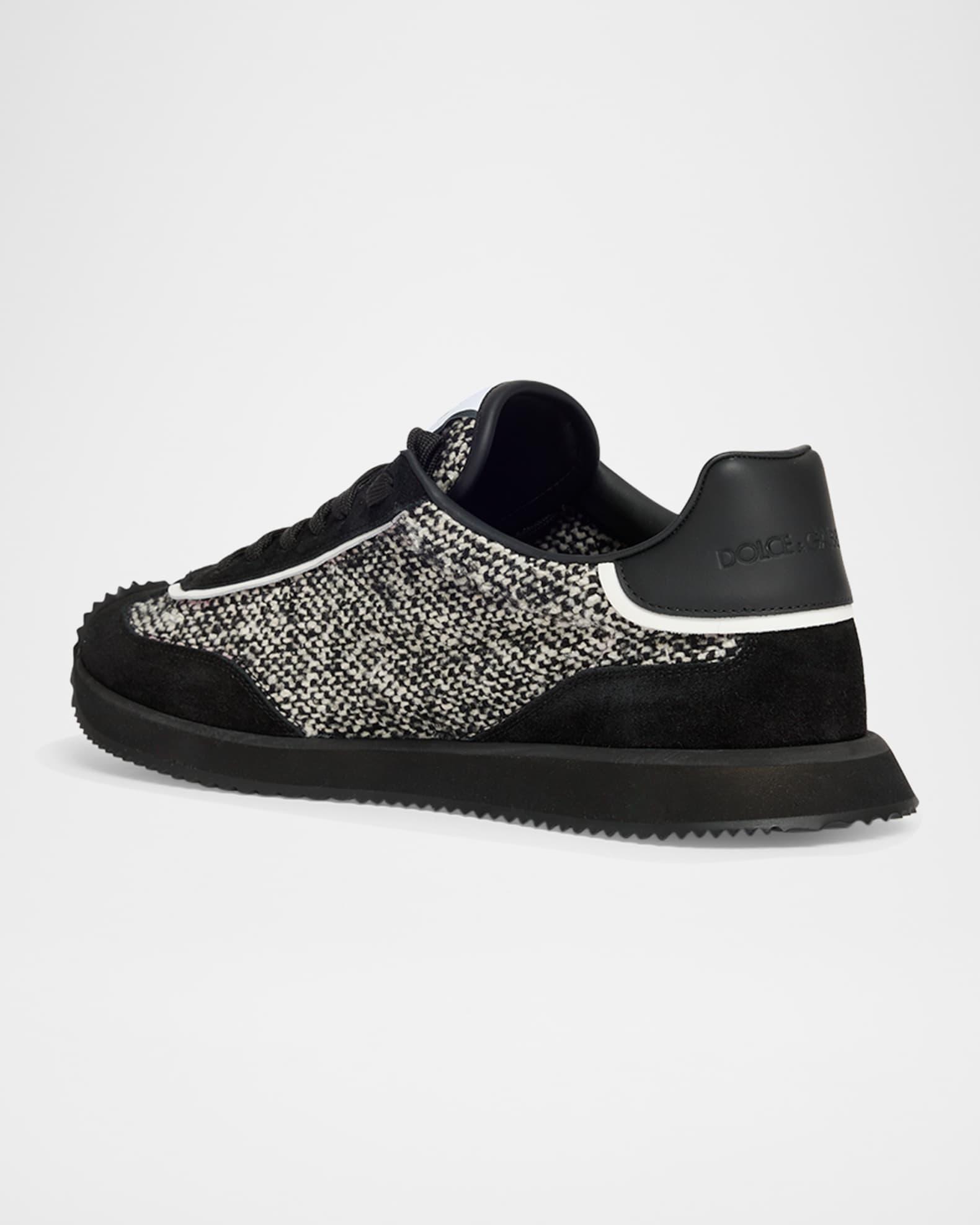 Men's Suede and Wool Runner Sneakers Product Image