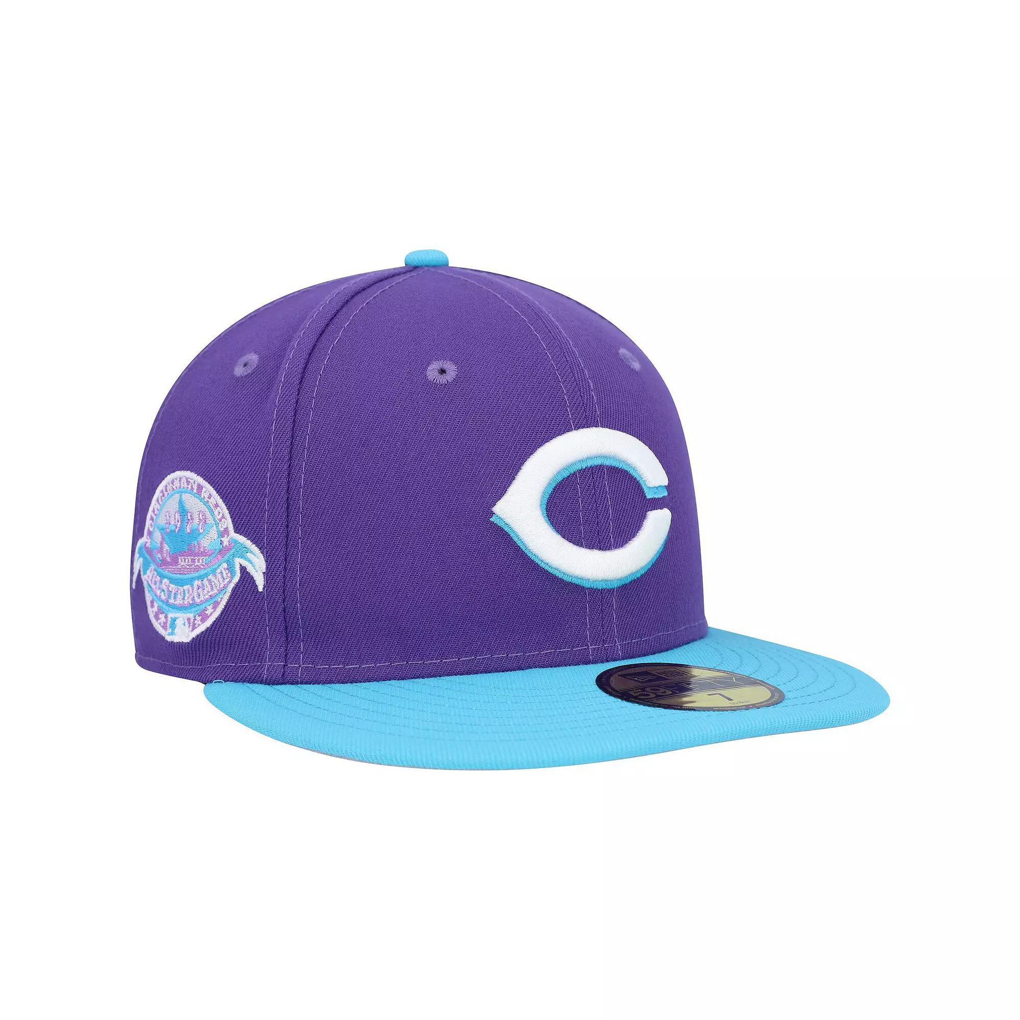 Men's New Era Purple Cincinnati Reds Vice 59FIFTY Fitted Hat,  Product Image