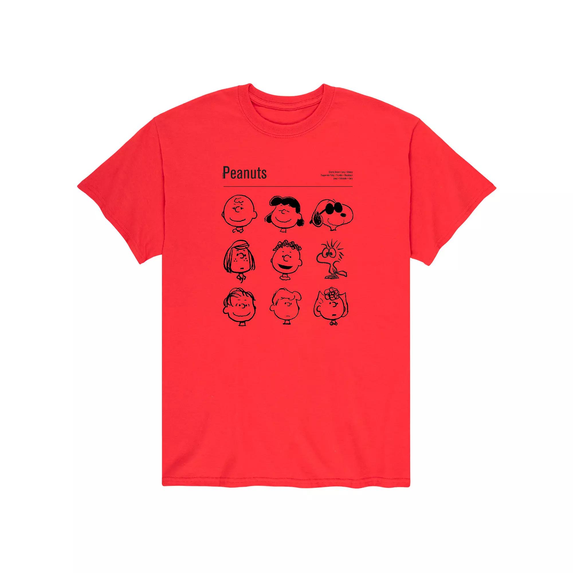 Men's Peanuts Snoopy & Friends Tee,  Product Image