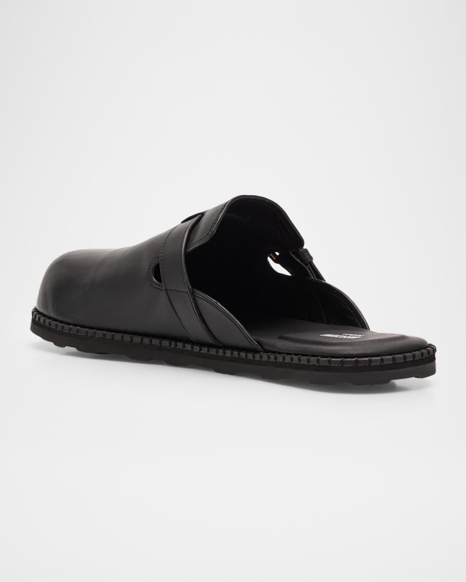 Men's Sabot Leather Mules Product Image
