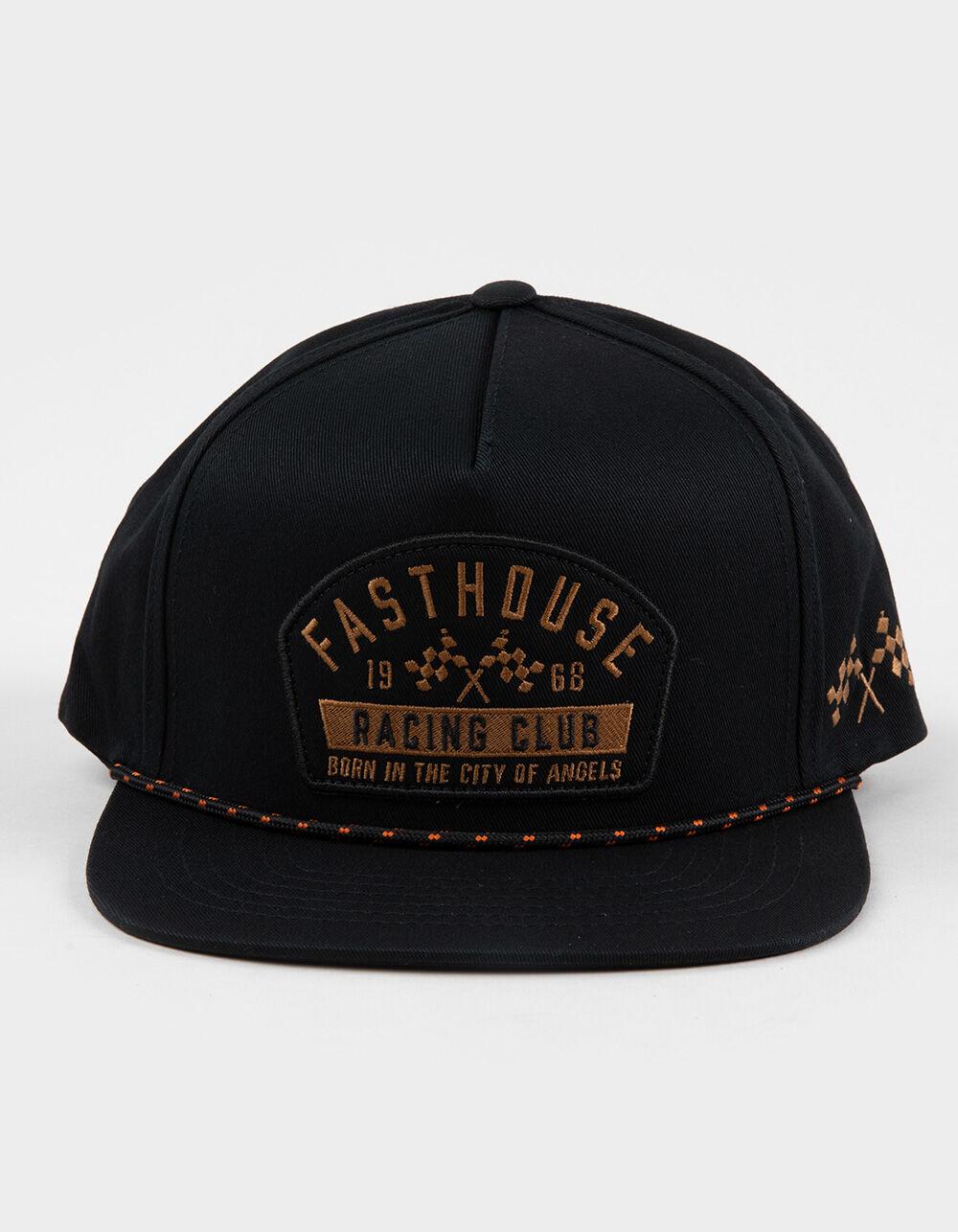 FASTHOUSE Acclaim Snapback Hat - BLACK Product Image