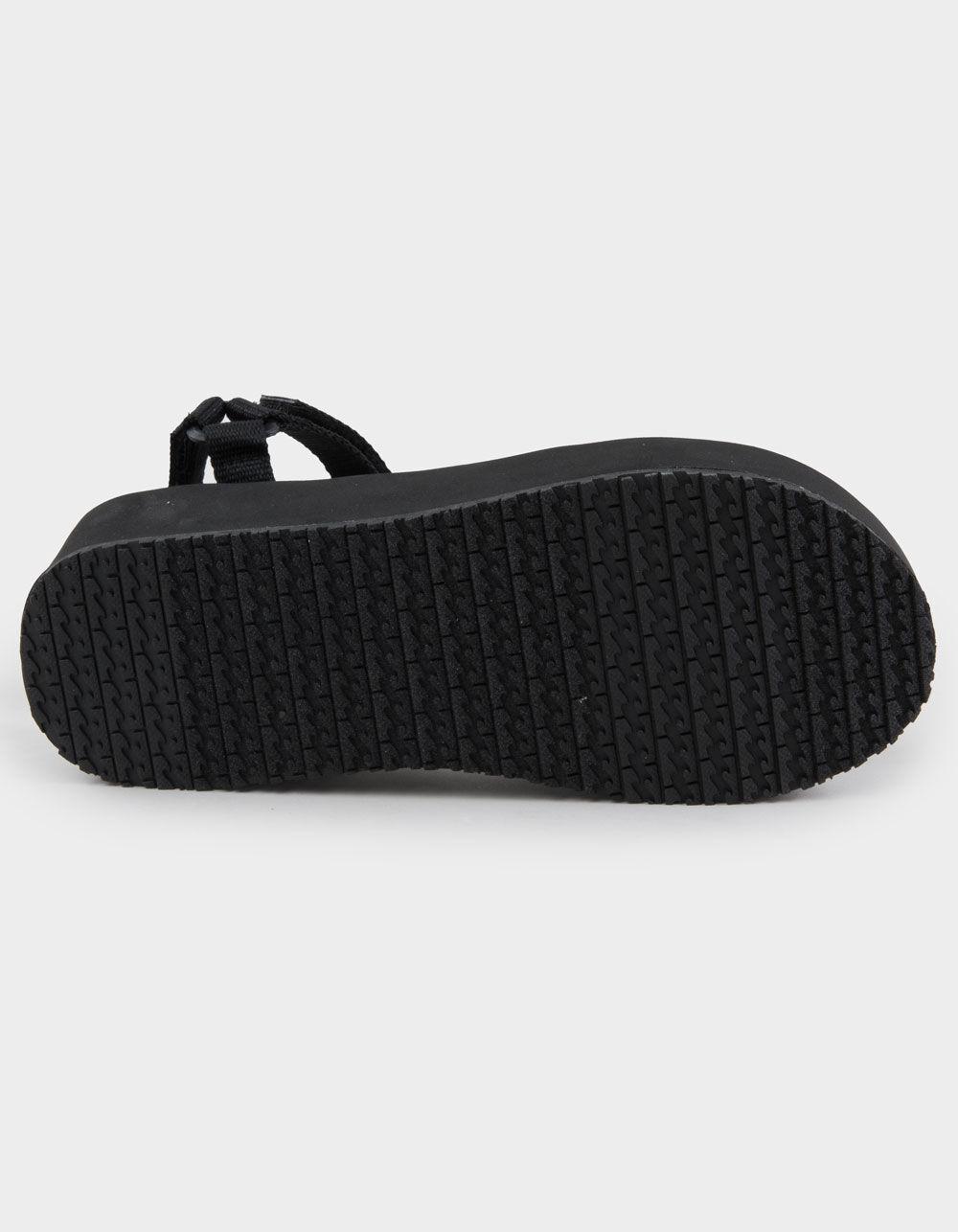 BILLABONG Kona Womens Platform Sandals - BLACK Product Image